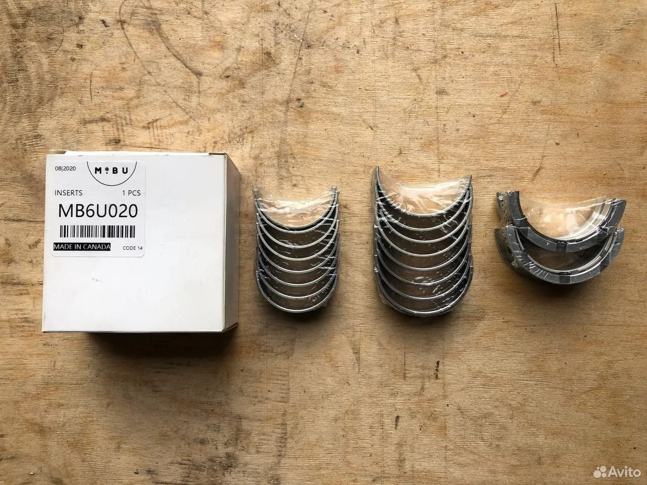 Вкладыши коленвала mercedes m651