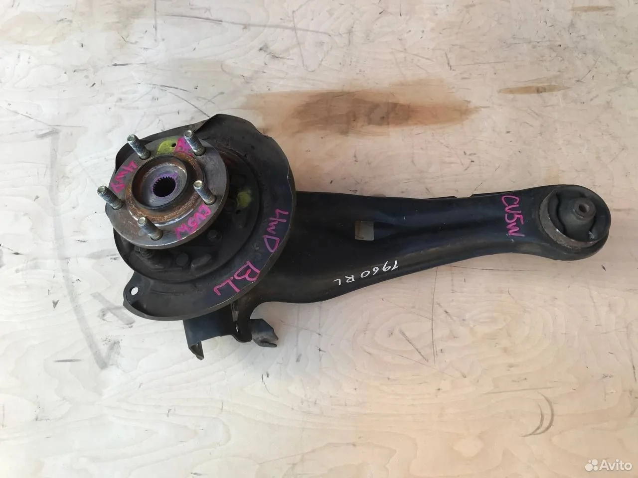 Рычаг задний левый mitsubishi outlander cu5w 4wd