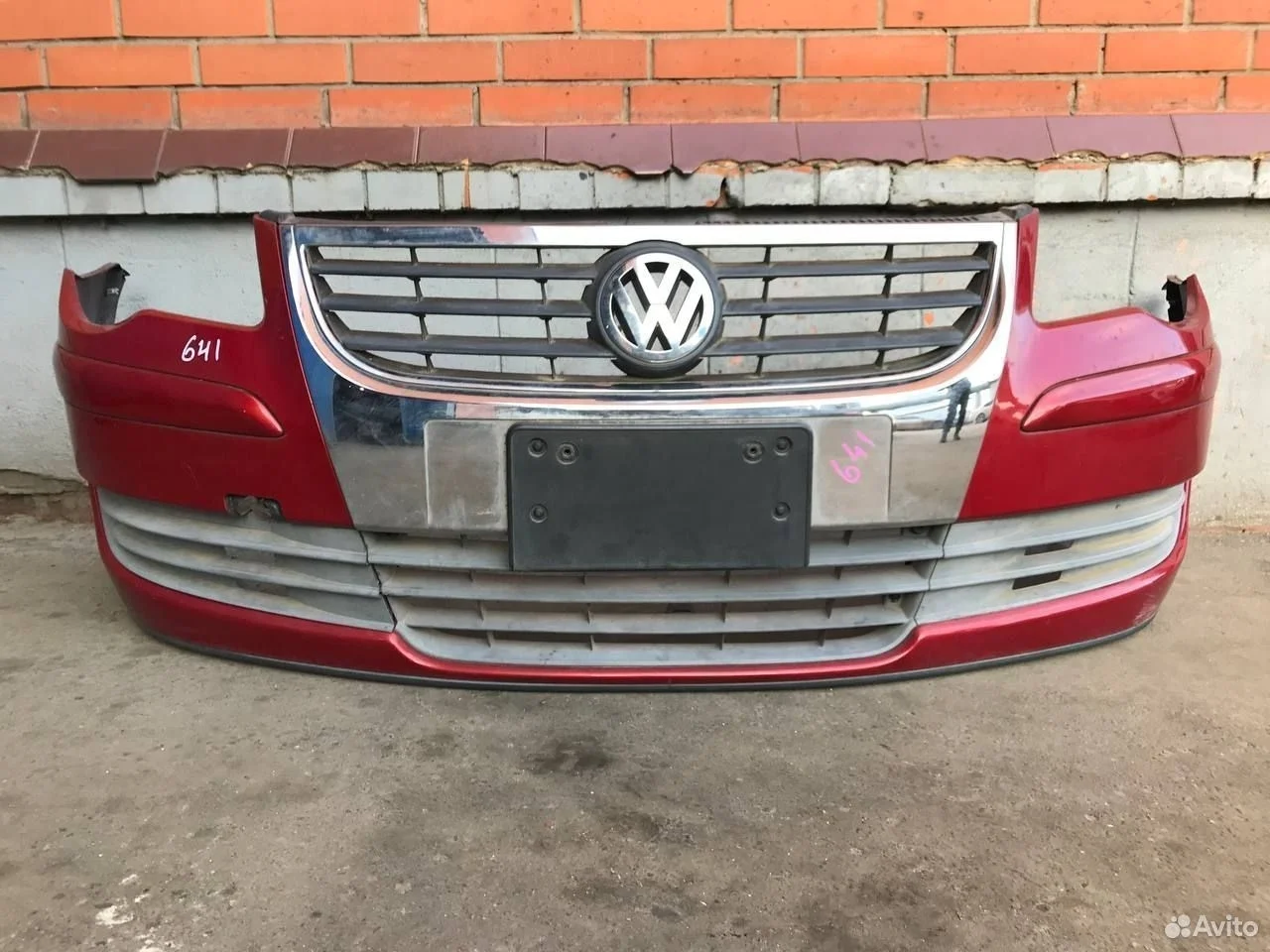 Передний бампер volkswagen touran 1t2 2006-2010