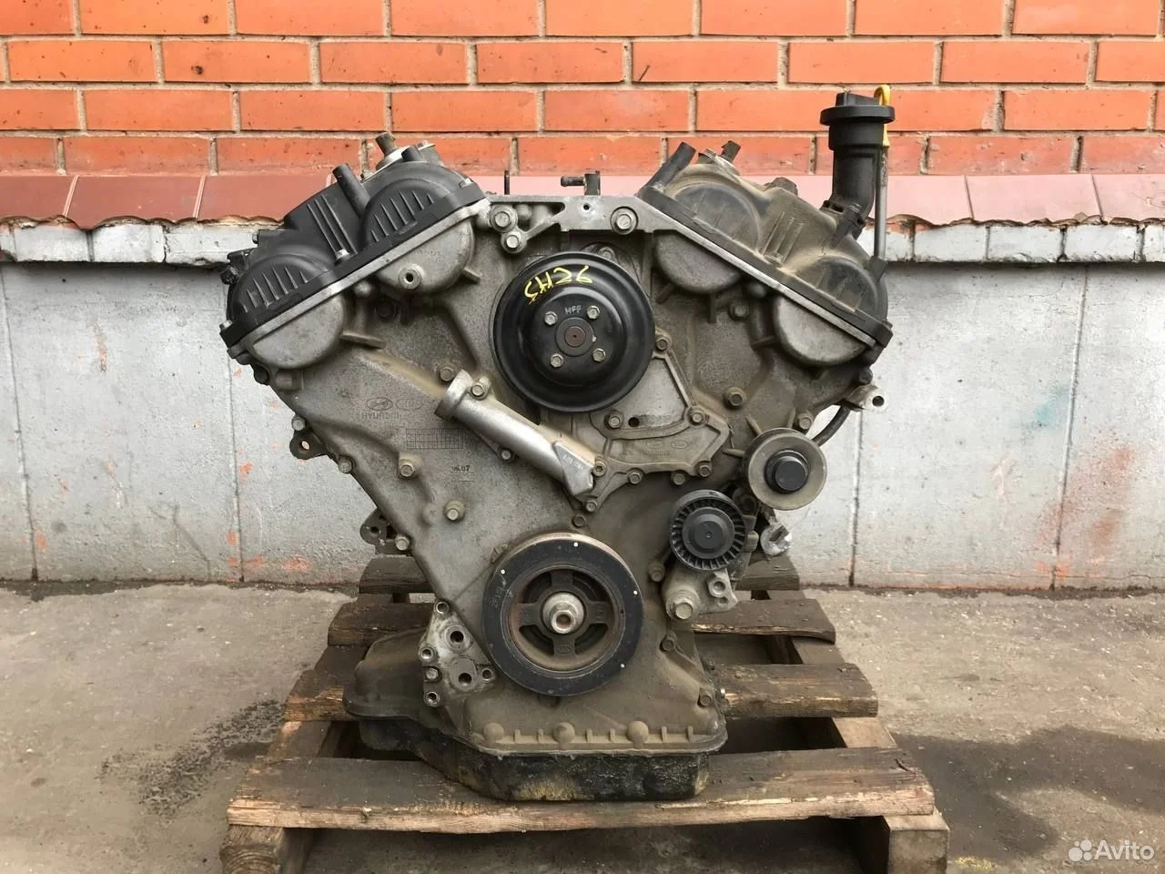 Двигатель hyundai kia g6dh 3.3 genesis quoris