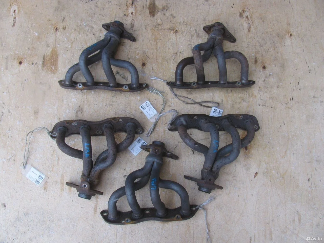 Выпускной выхлопной коллектор honda jazz