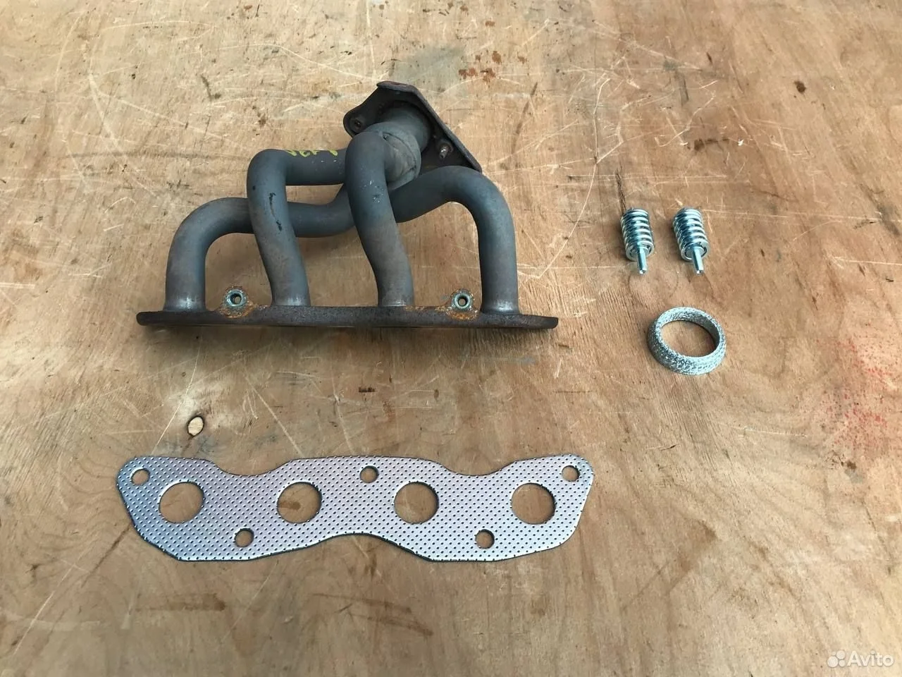 Коллектор выпускной honda jazz fit gd1 комплект