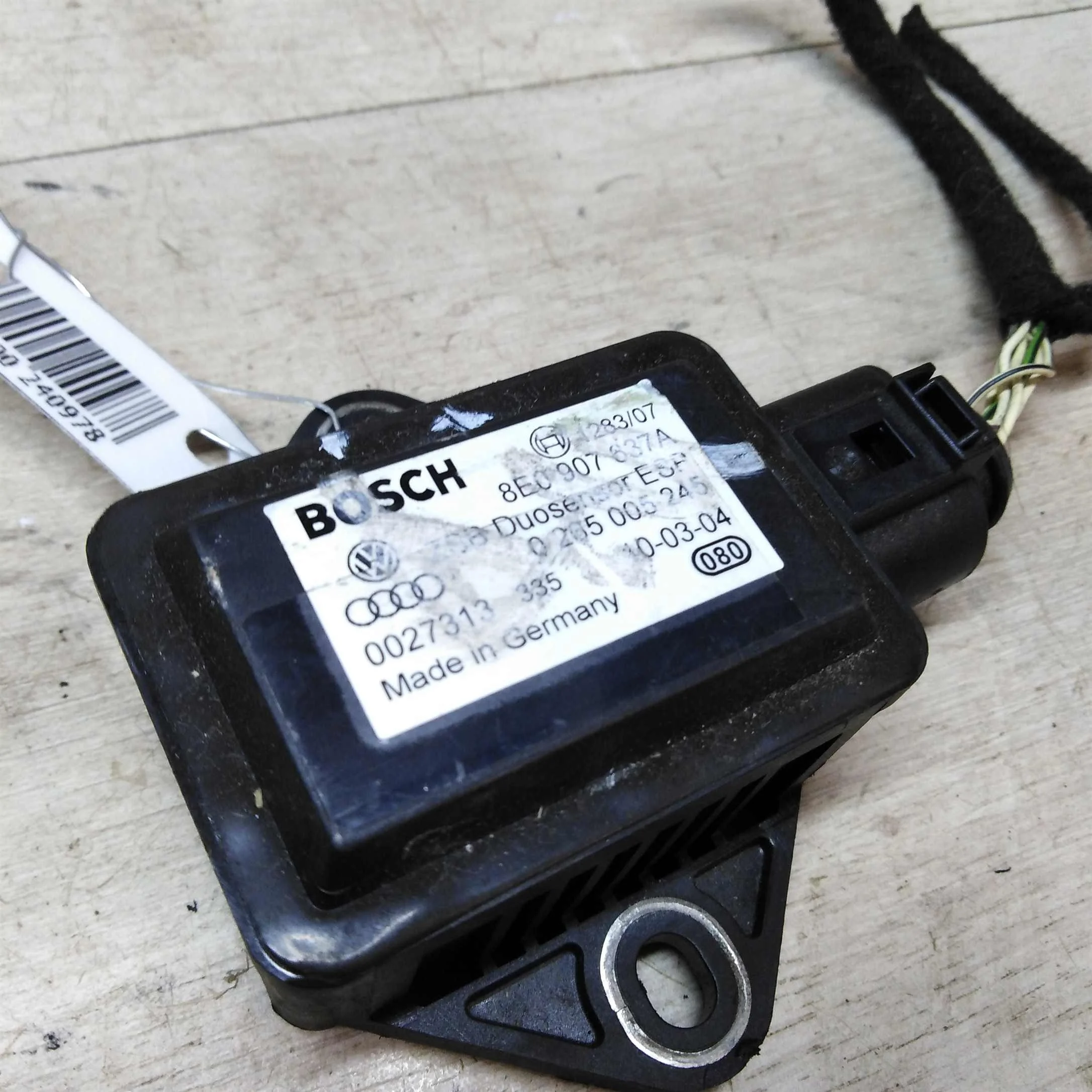 Датчик ускорения Audi A4 B6 8e 2.5 tdi  (арт. 33867)