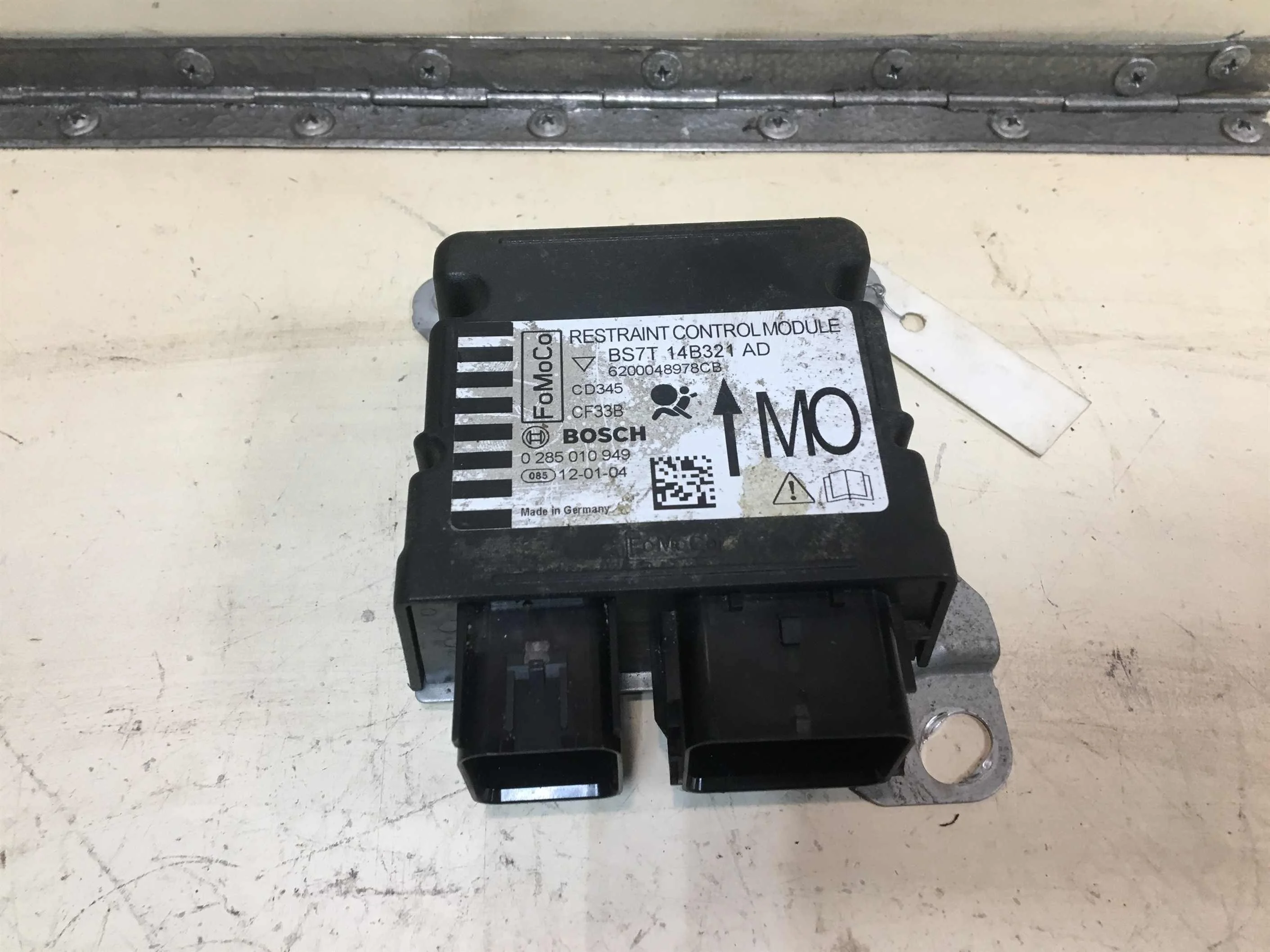 Блок управления airbag Ford Mondeo 4 KGBA 1.6i рест (арт. 39077)