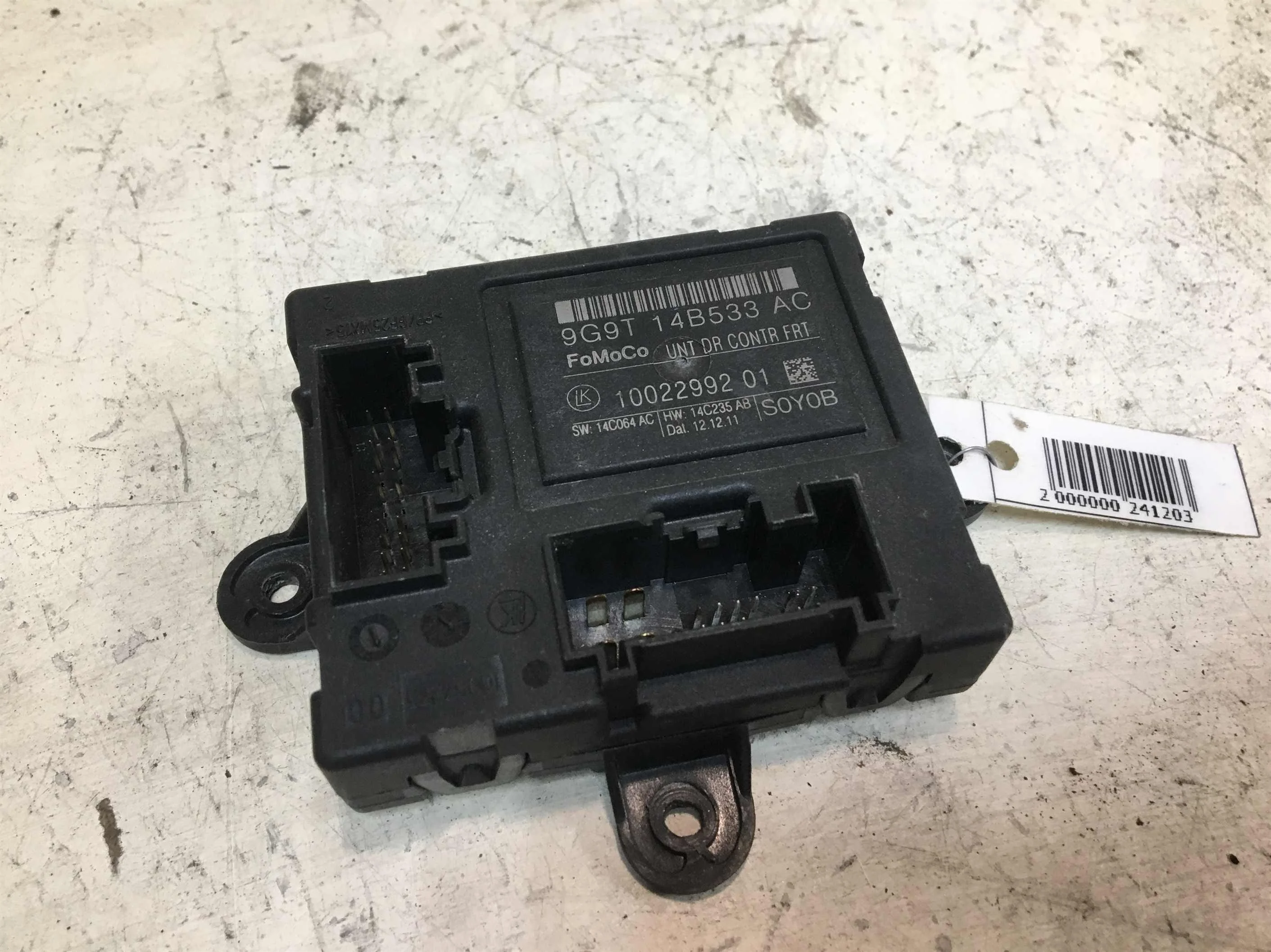 Блок комфорта Ford Mondeo 4 KGBA 1.6i рест (арт. 39184)