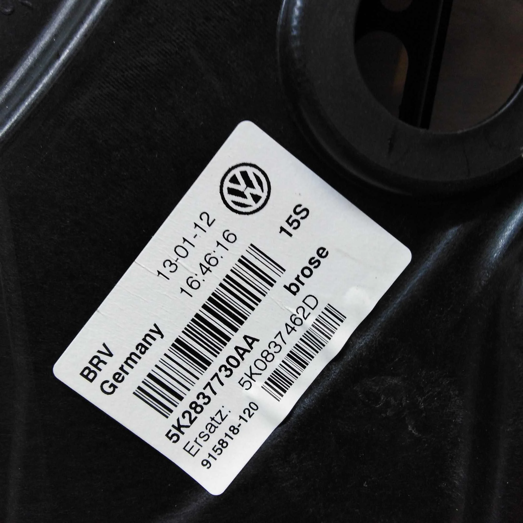 Стеклоподъемник передний правый Volkswagen Golf 6 (арт. 40948)