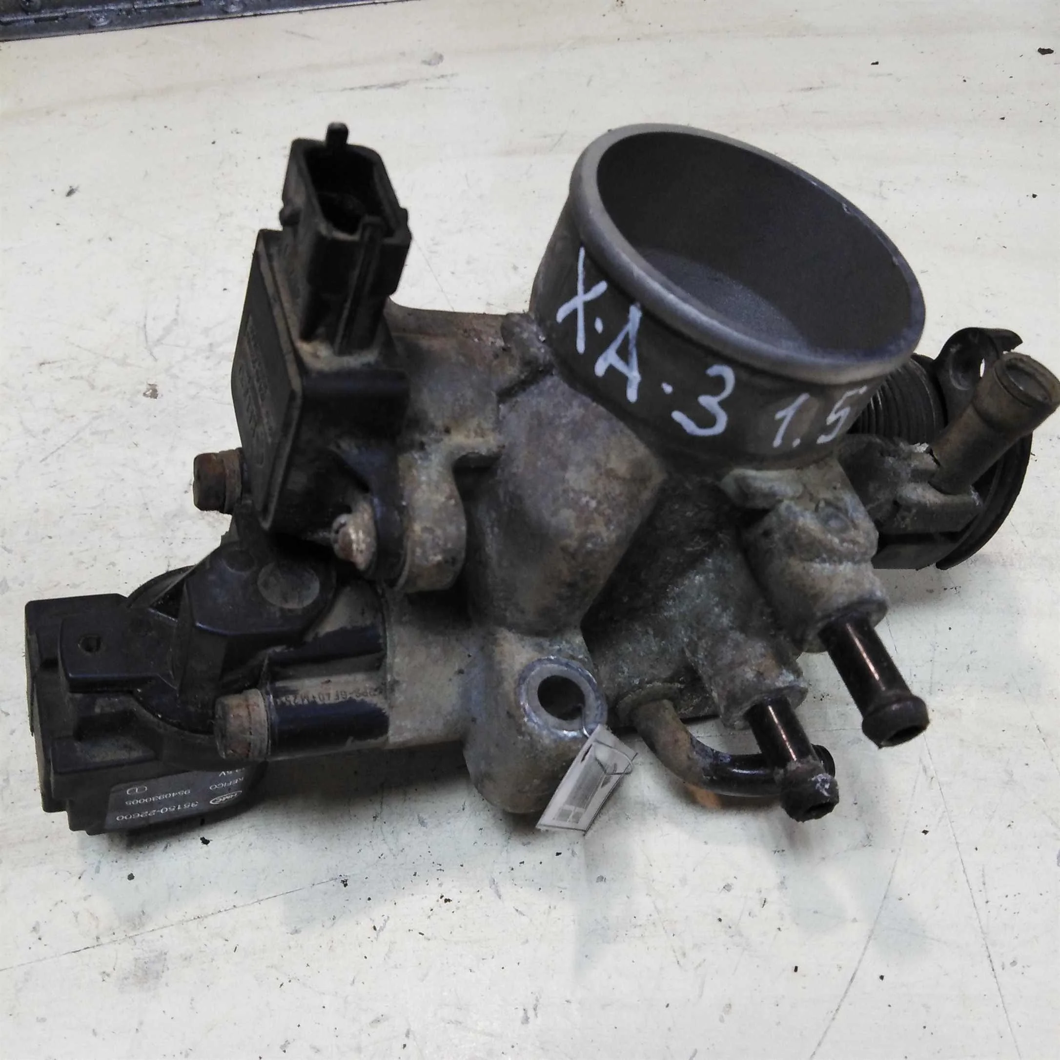 Дроссельная заслонка 1.5i g4ec Hyundai accent II (арт. 41876)