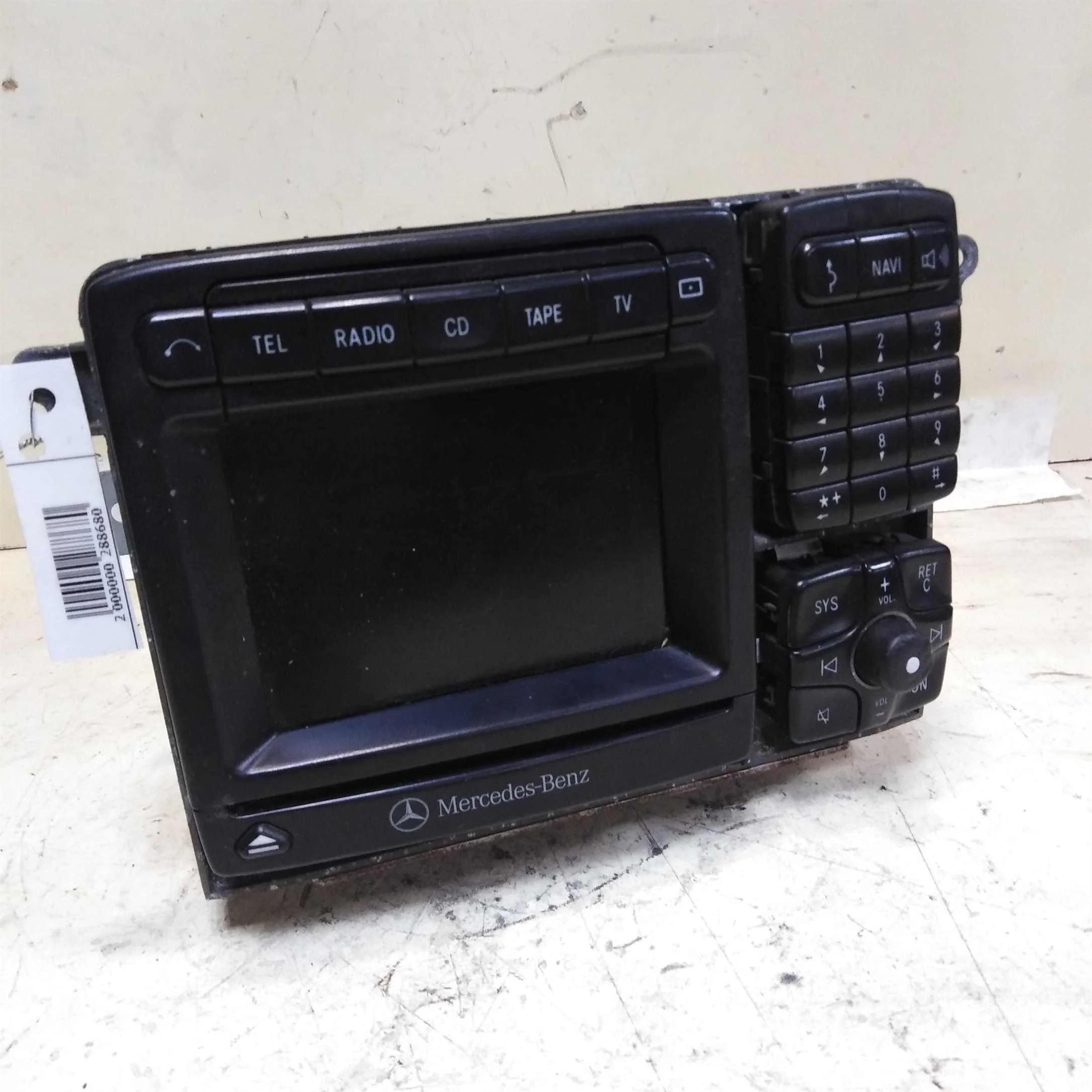 Магнитола штатная Mercedes W220 99г.в. 3.2i АКПП (арт. 44754)