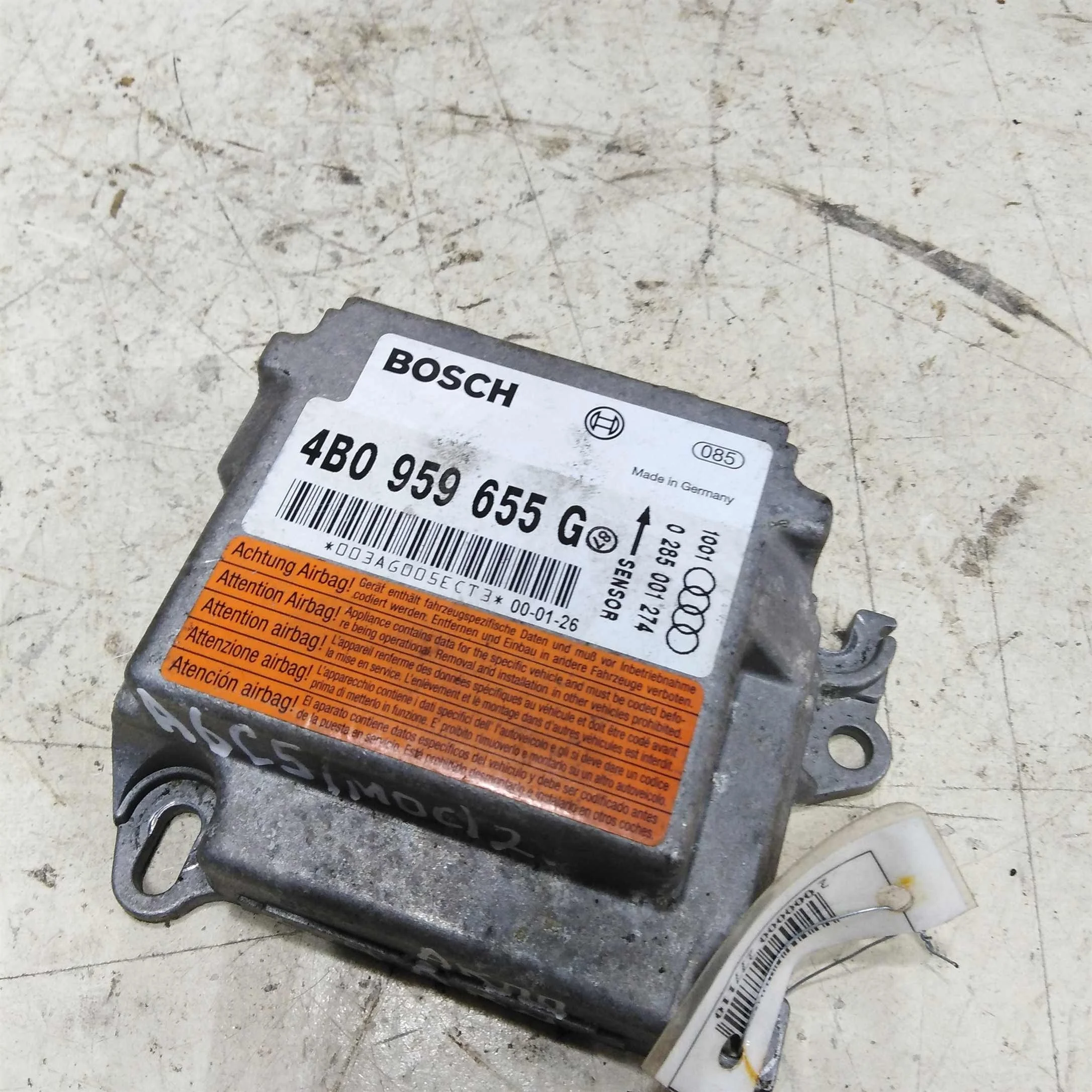 Блок управления Airbag подушки безопасности Audi A6 C5 (арт. 50772)