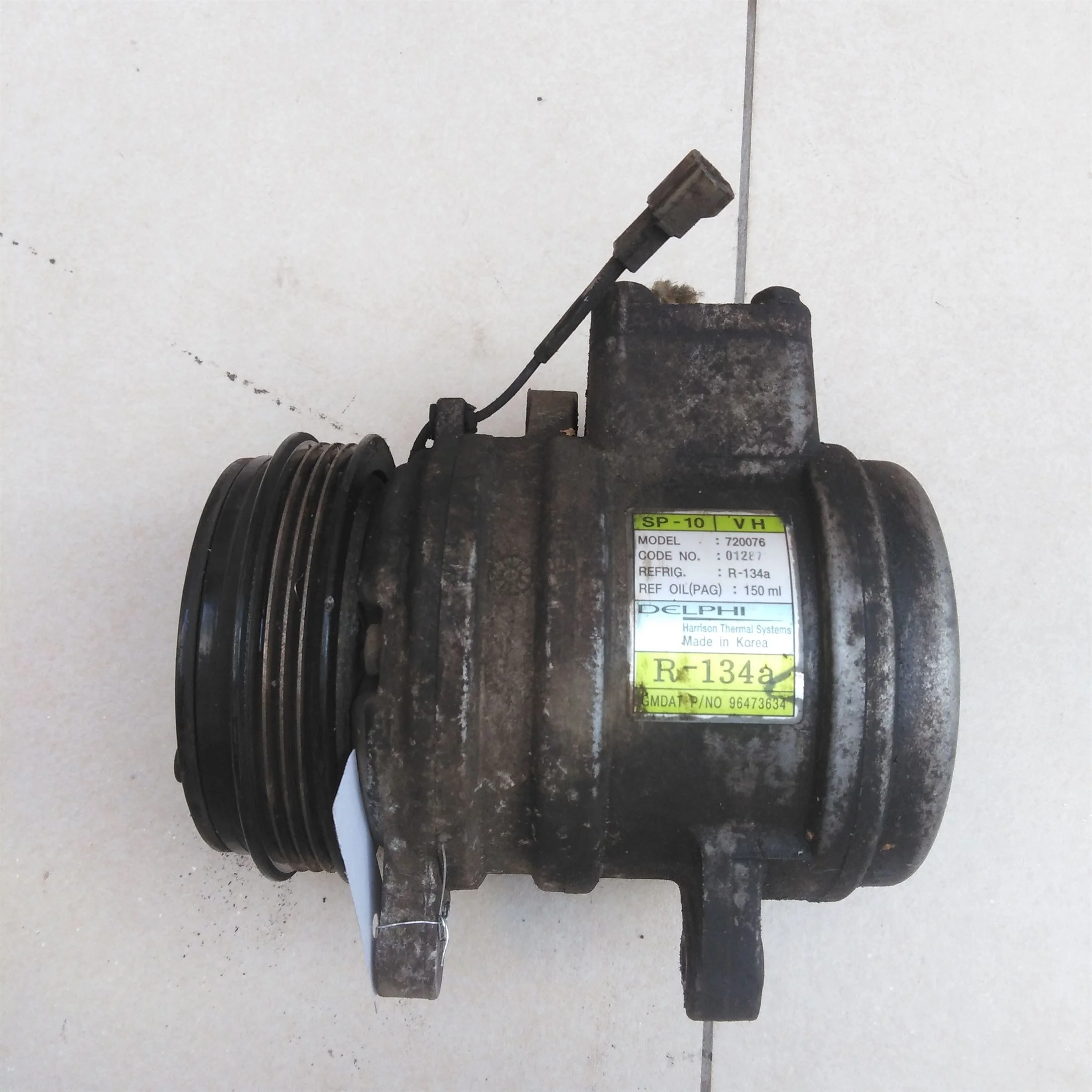 Компрессор кондиционера Chevrolet Aveo t250 07г.в. 1.2i (арт. 55003)
