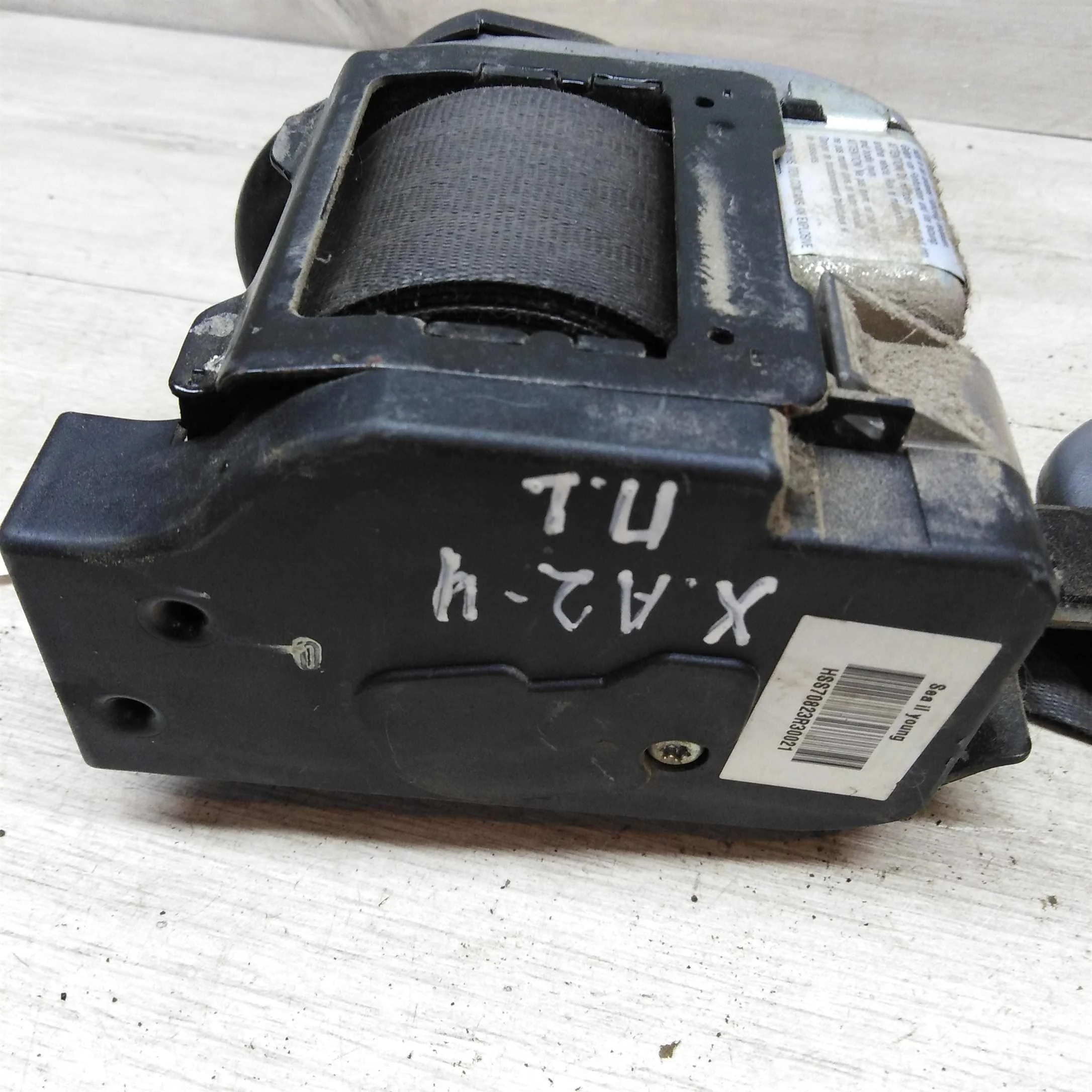 Ремень безопасности передний левый Hyundai accent 2 06 г.в. седан (арт. 55757)