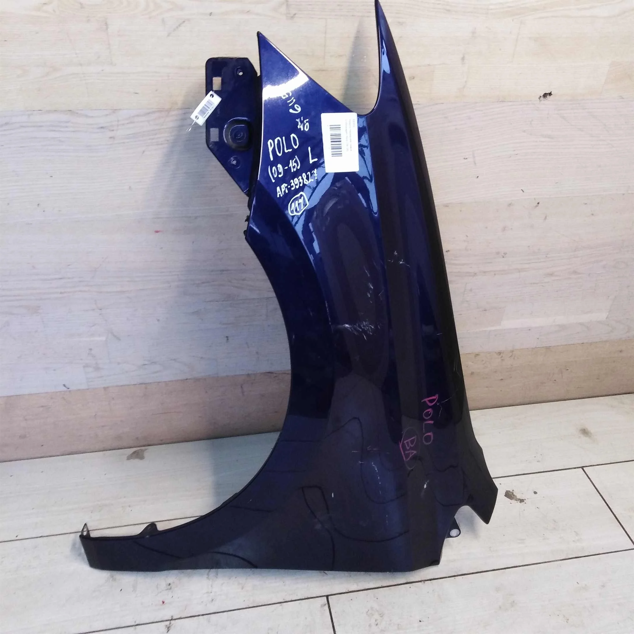 Крыло левое Volkswagen polo хэтчбек 09-15г.в.  (арт. 59730)