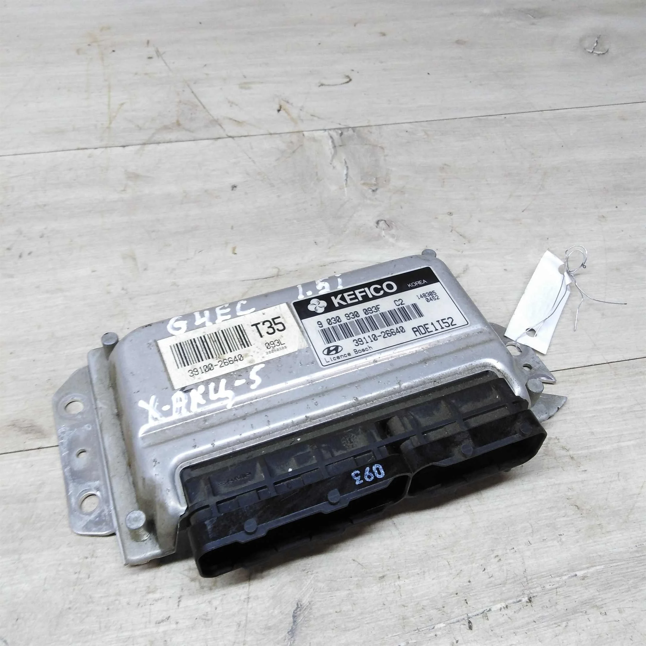 Блок управления двигателем ЭБУ Hyundai accent II   9030930093f 3911026640 (арт. 72727)