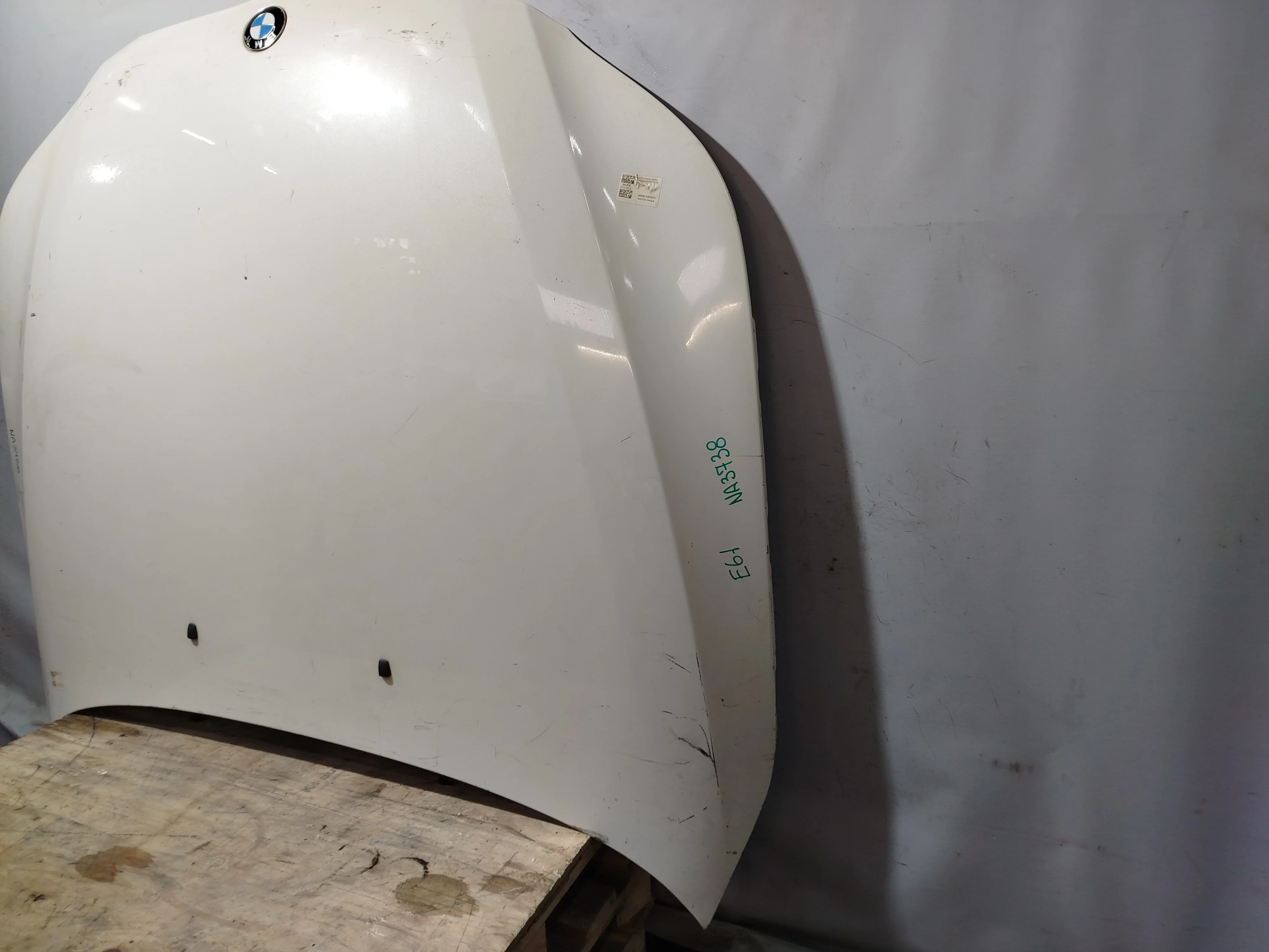 КАПОТ BMW 5-SERIES E60 E61 41617111385 белый NA3738