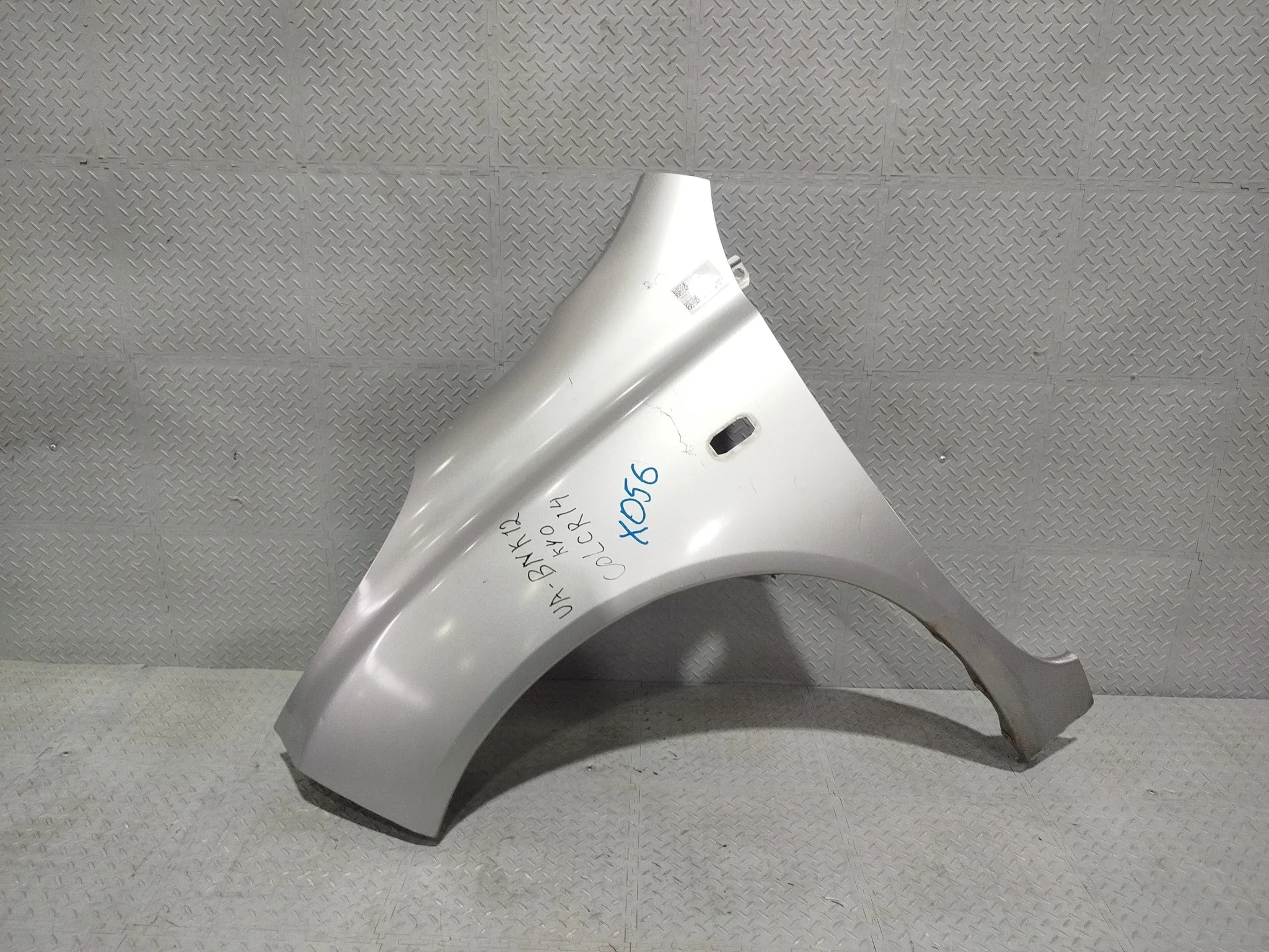 КРЫЛО NISSAN MARCH MICRA AK12 BK12 BNK12 K12 YK12 63101AX030 ПЕРЕДНЕЕ ЛЕВОЕ серый X056