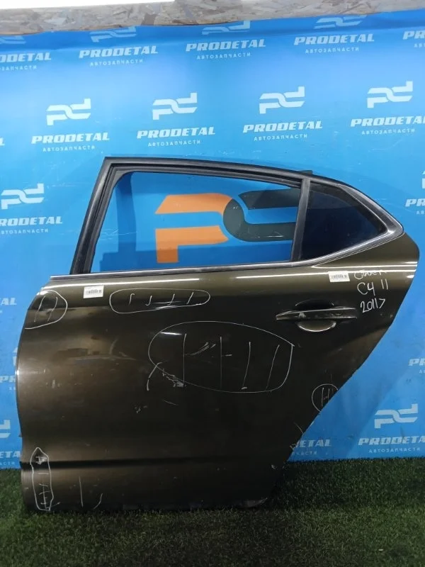 Дверь задняя левая Citroen C4 2011+