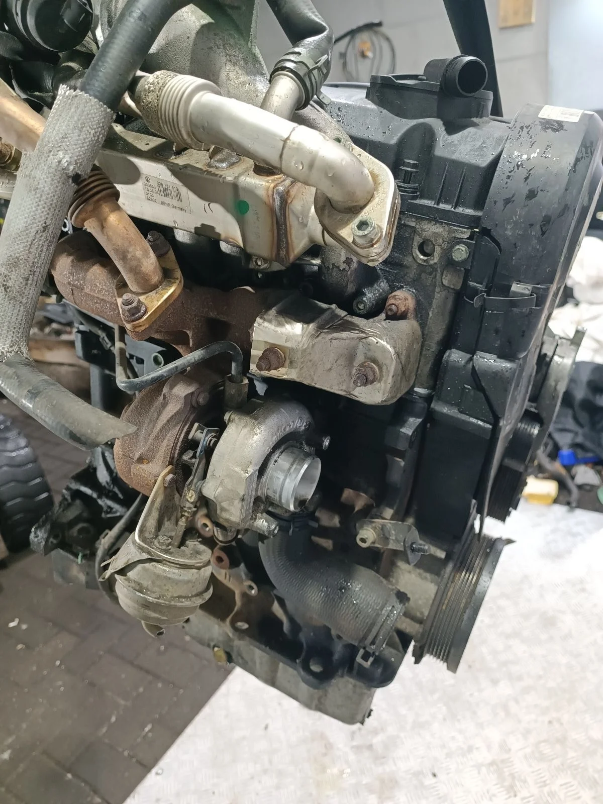 Двигатель AUY Volkswagen Sharan 1 restailing 1.9 Дизель