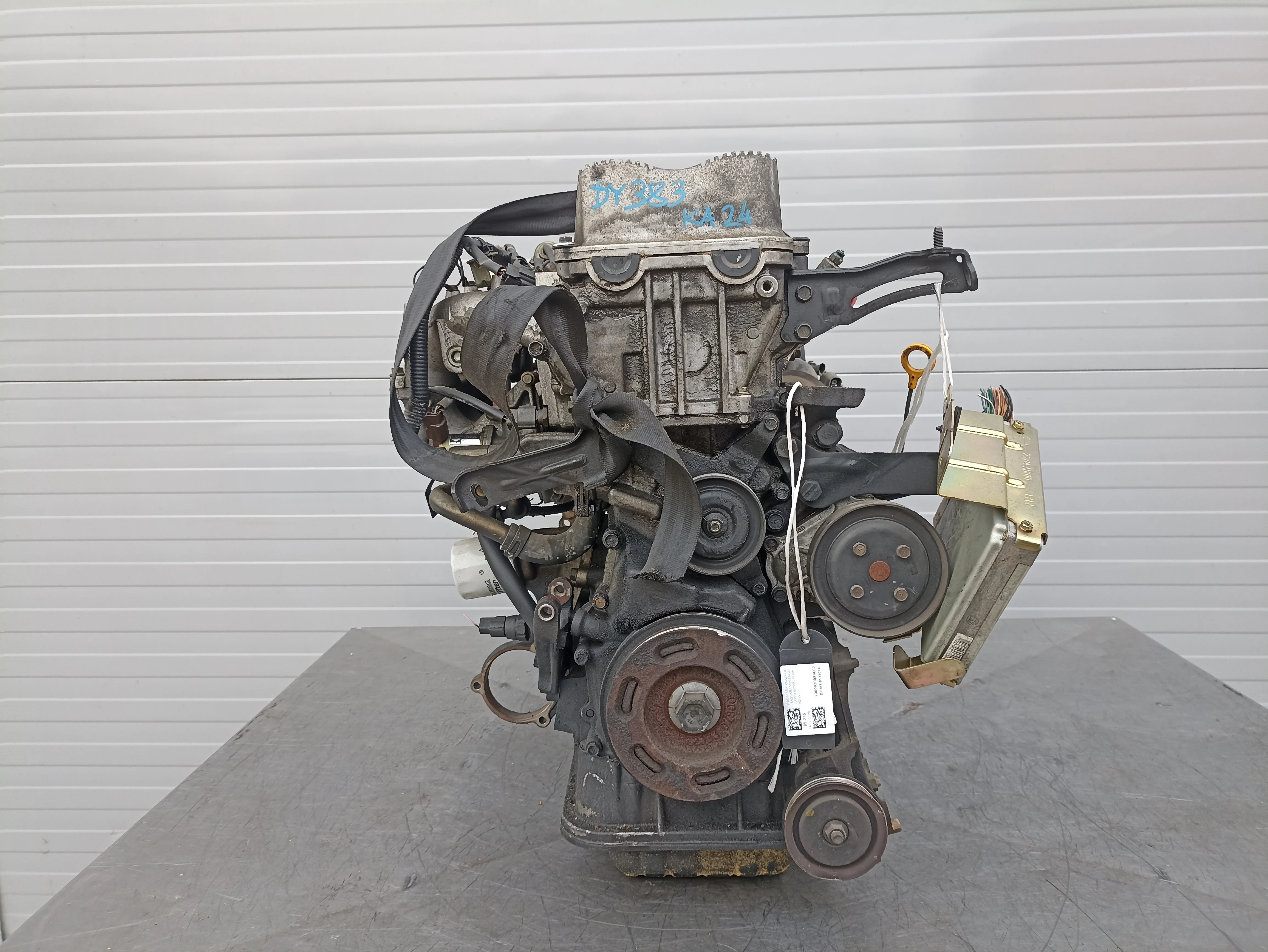 Двигатель NISSAN KA24-DE BASSARA PRESAGE JU30 U30 2WD 1010BAD550 DY383-853307X