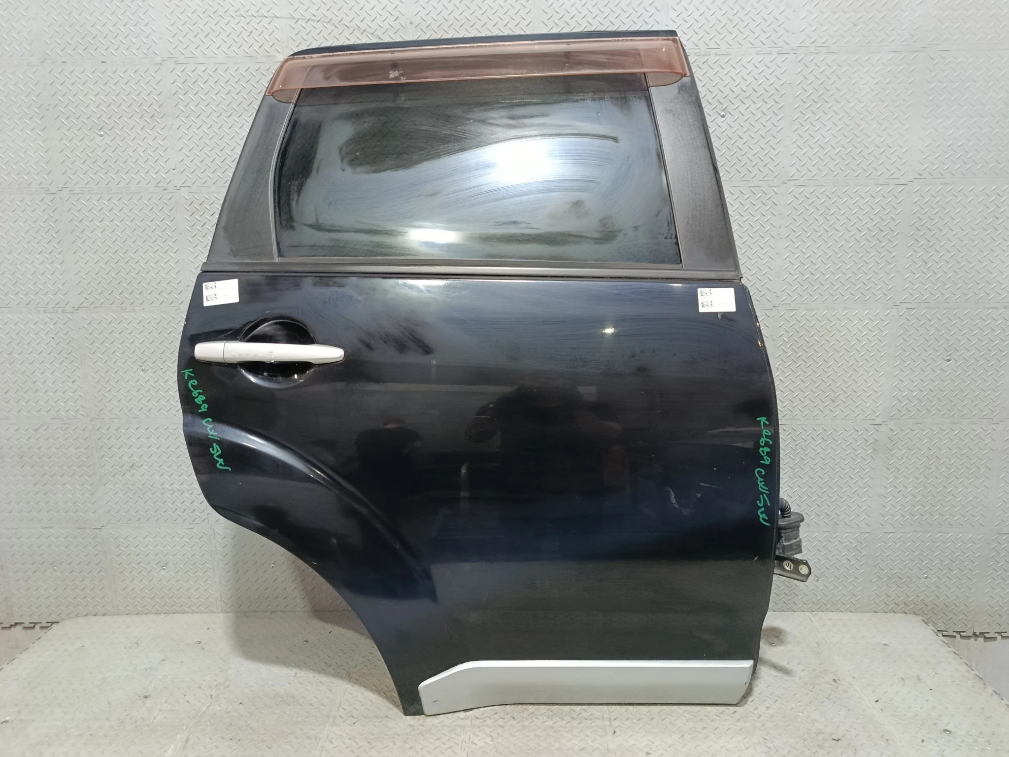 ДВЕРЬ CITROEN MITSUBISHI PEUGEOT 4007 C-CROSSER OUTLANDER CW4W CW5W CW6W EP 5730A244 ЗАДНЯЯ ПРАВАЯ черный, X42 KE689