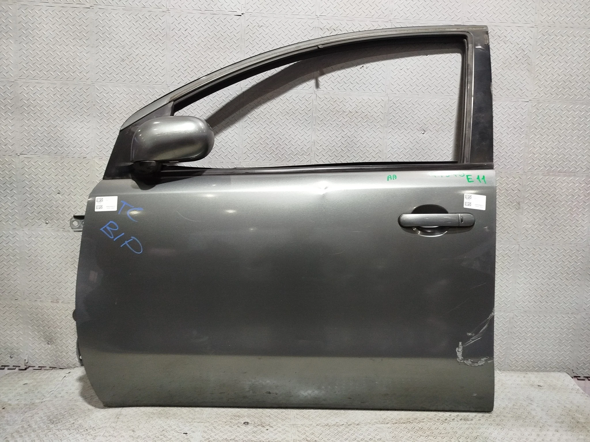 ДВЕРЬ NISSAN NOTE E11 NE11 ZE11 H010A1U6MA ПЕРЕДНЯЯ ЛЕВАЯ серый, K21 GA340