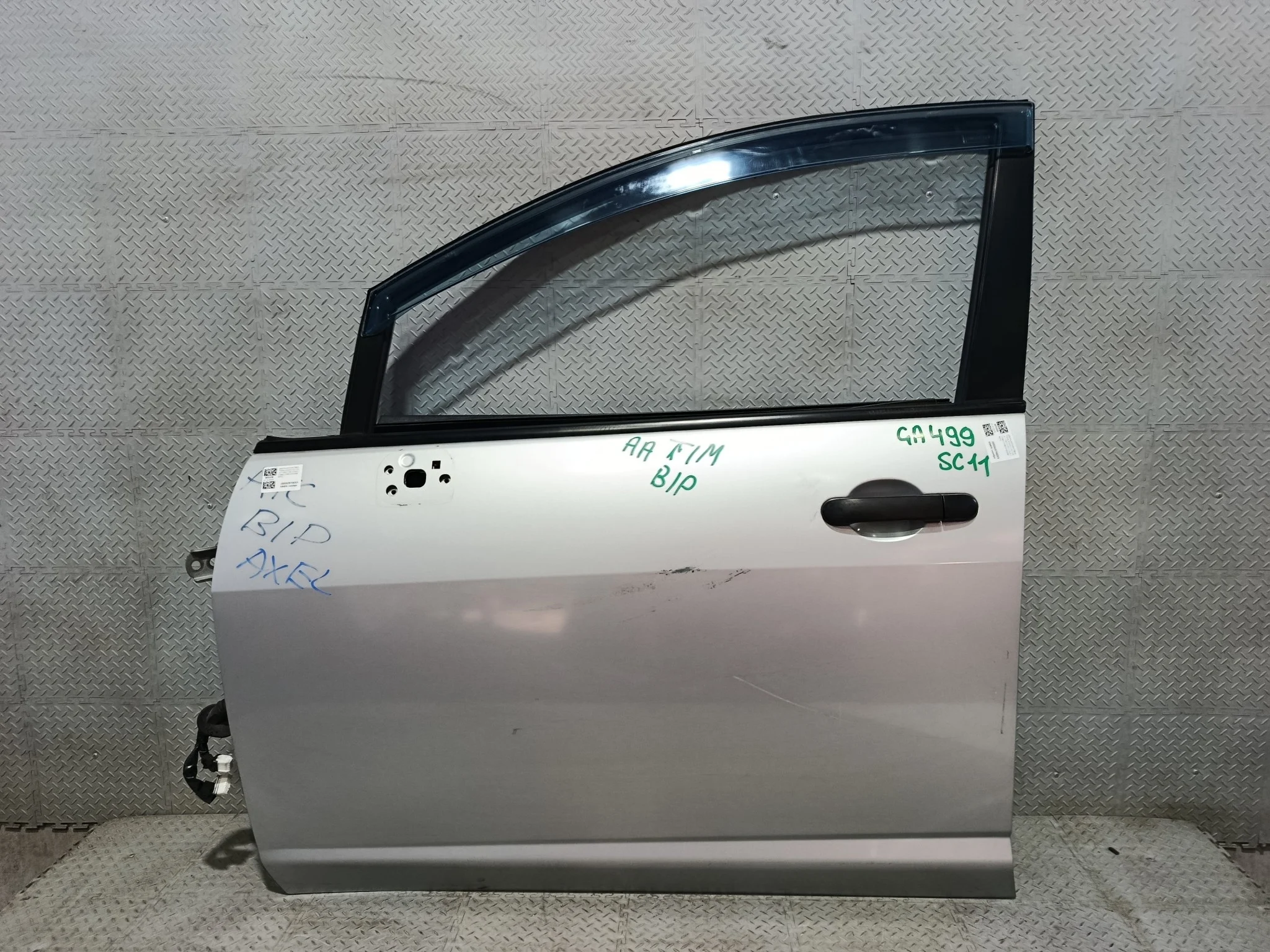 ДВЕРЬ NISSAN TIIDA TIIDA LATIO C11 C11X JC11 NC11 SC11 SJC11 SNC11 H0101ED0MM ПЕРЕДНЯЯ ЛЕВАЯ серебро, K23 GA499