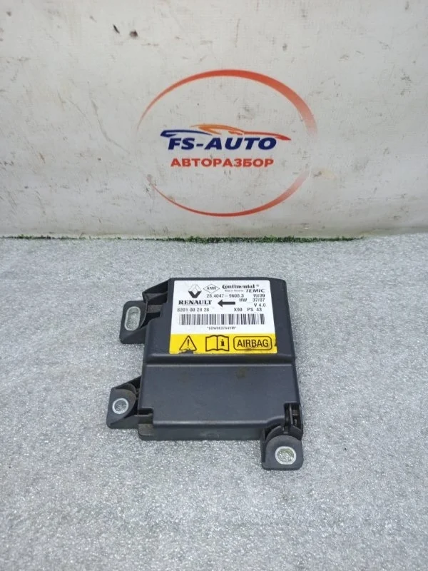 Блок SRS Renault Logan 2009 8201002828 СЕДАН 1.4 K7JA710