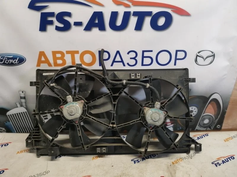 Вентилятор охлаждения радиатора Mazda 3 2011 Z66815025 BL 1.6 Z6, передний