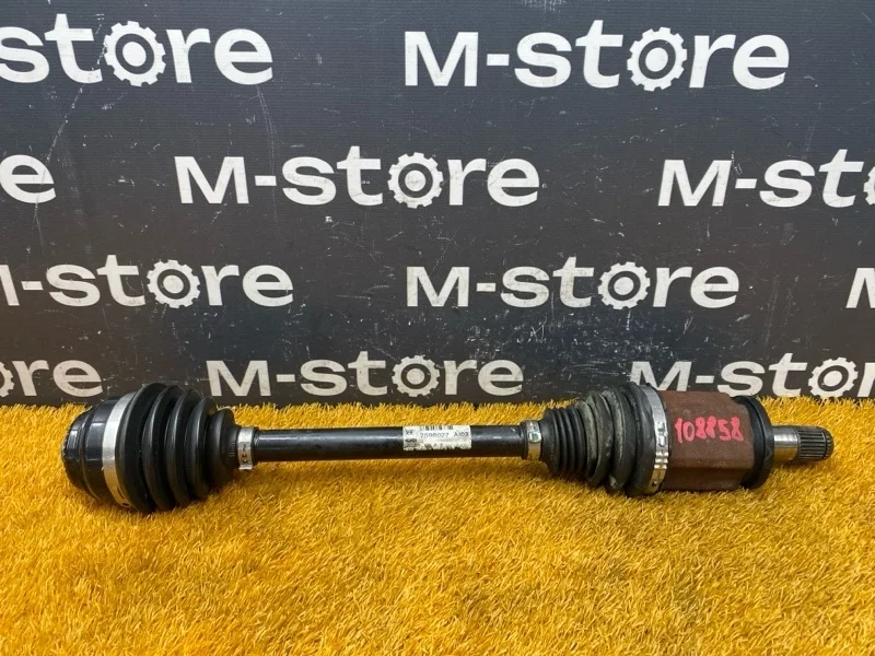 Привод Bmw X3 2013 7598027 F25 N55B30A, передний левый