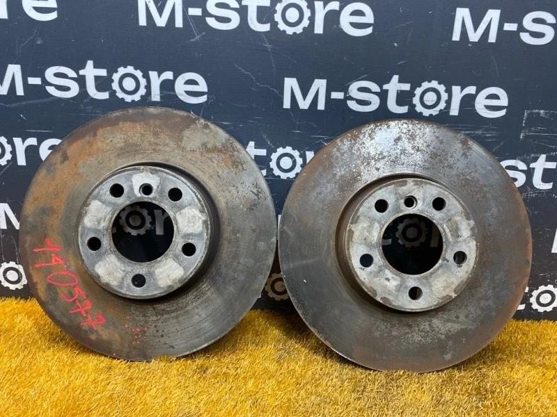 Диск тормозной Bmw X5 2007 6771985 E70 N52B30A, передний