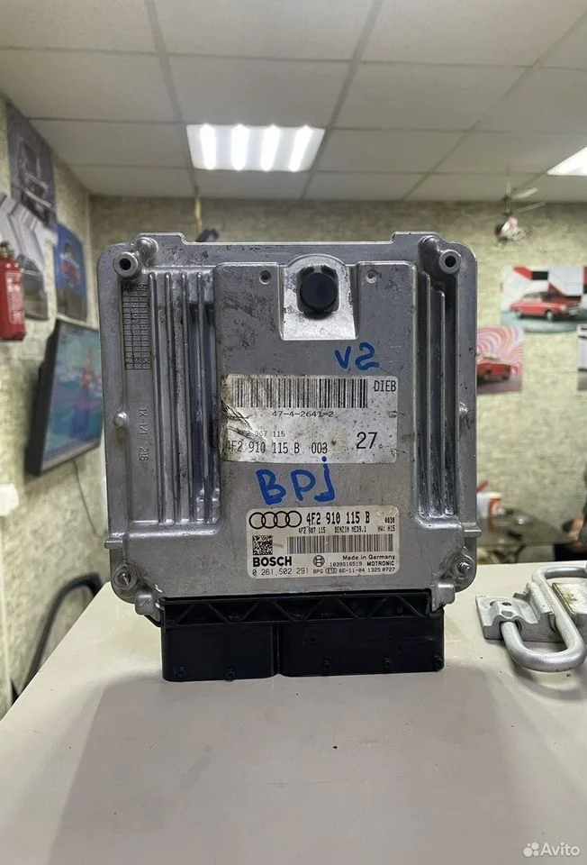 Блок управления двигателем audi a6 4f c6 bpj