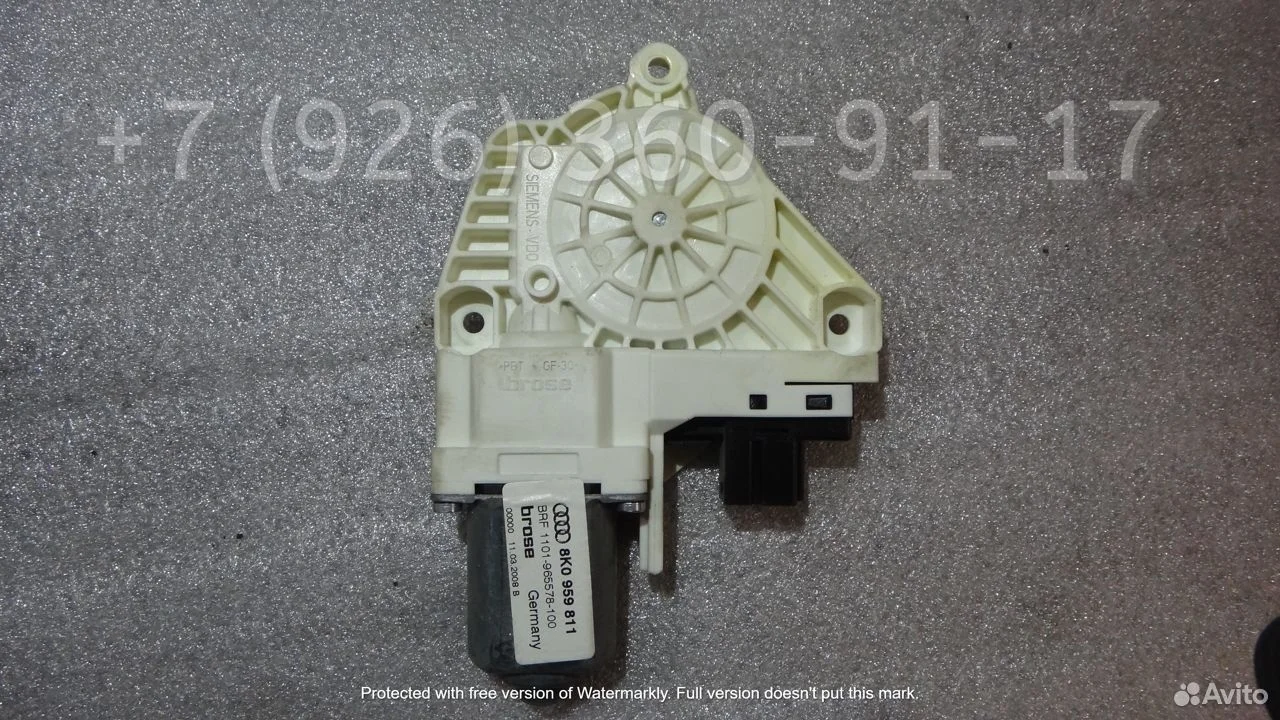 Мотор стеклоподъемника задний левый audi a4 b8 q5