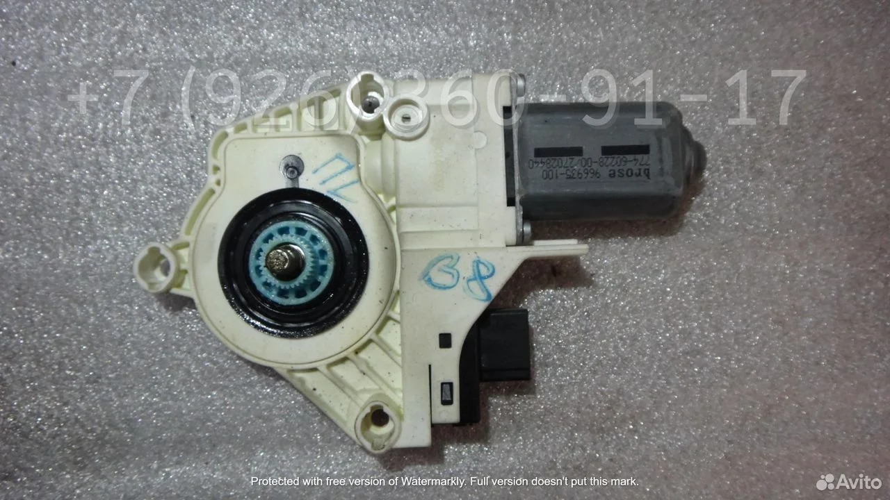 Мотор стеклоподъемника передний левый audi a4 b8