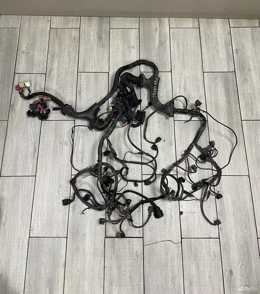 Проводка двигателя audi a6 c6 4f 3.0 tdi