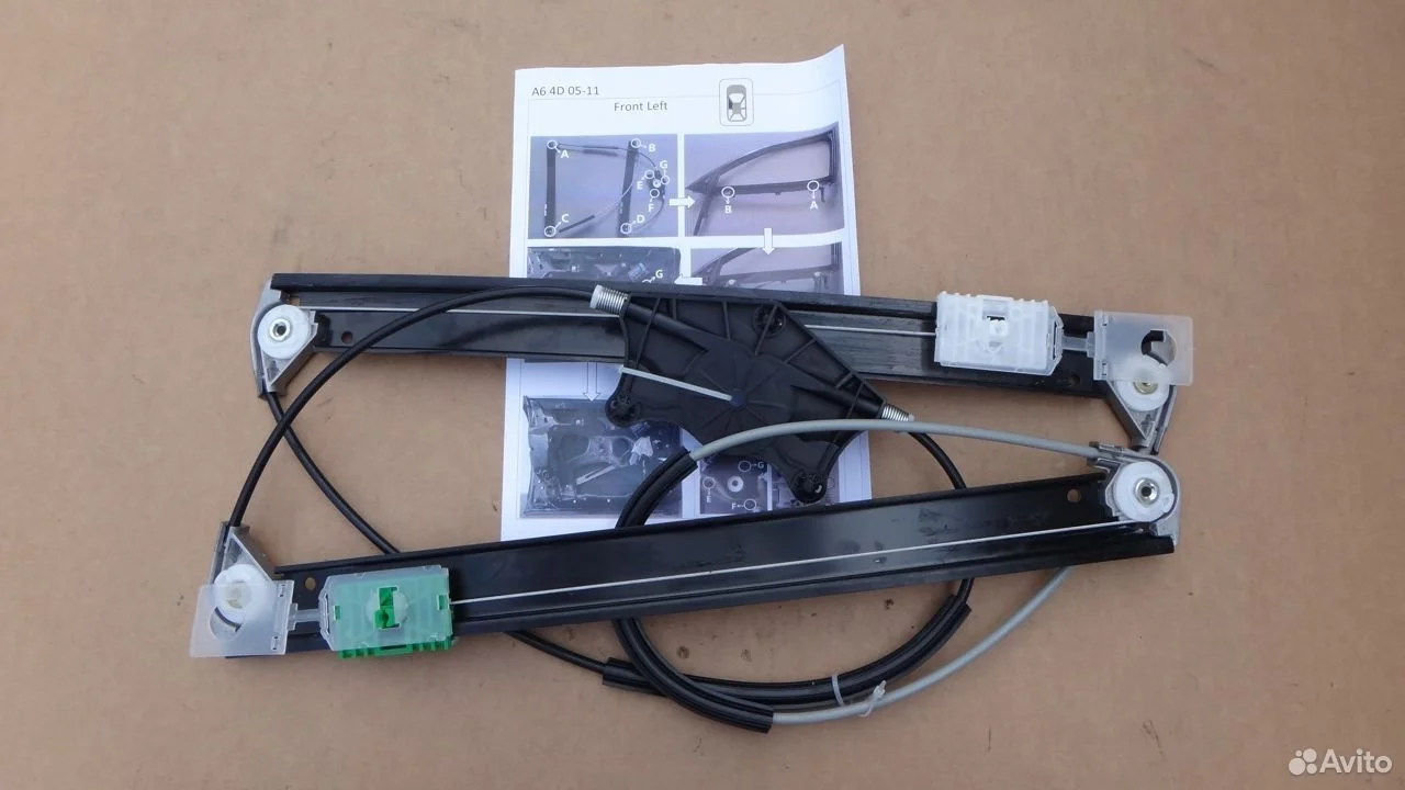 Стеклоподъемник передний левый audi a6 4f c6