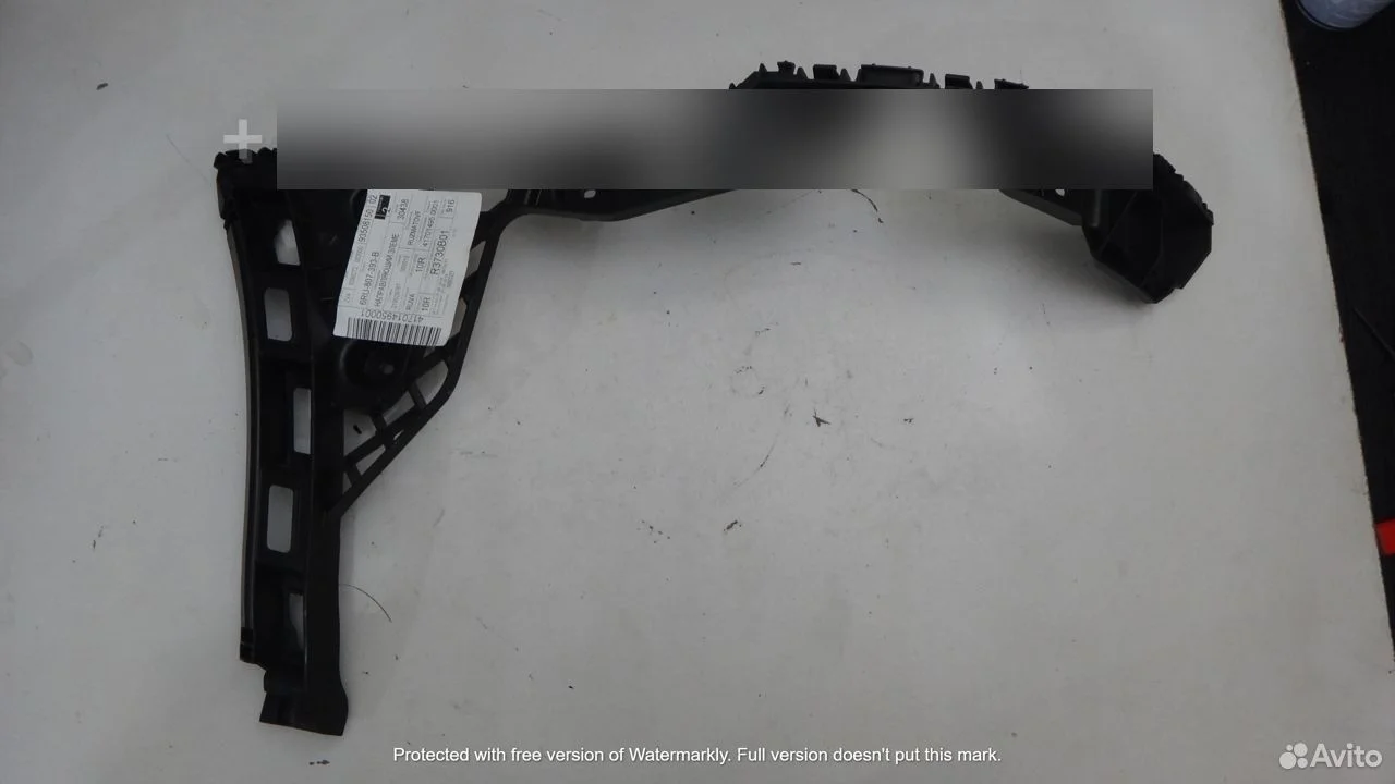 Крепление заднего бампера левое vw polo 5