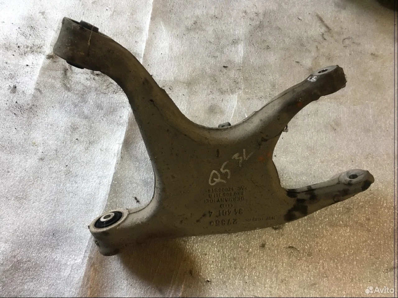 Рычаг подвески задний левый нижний audi q5 8r
