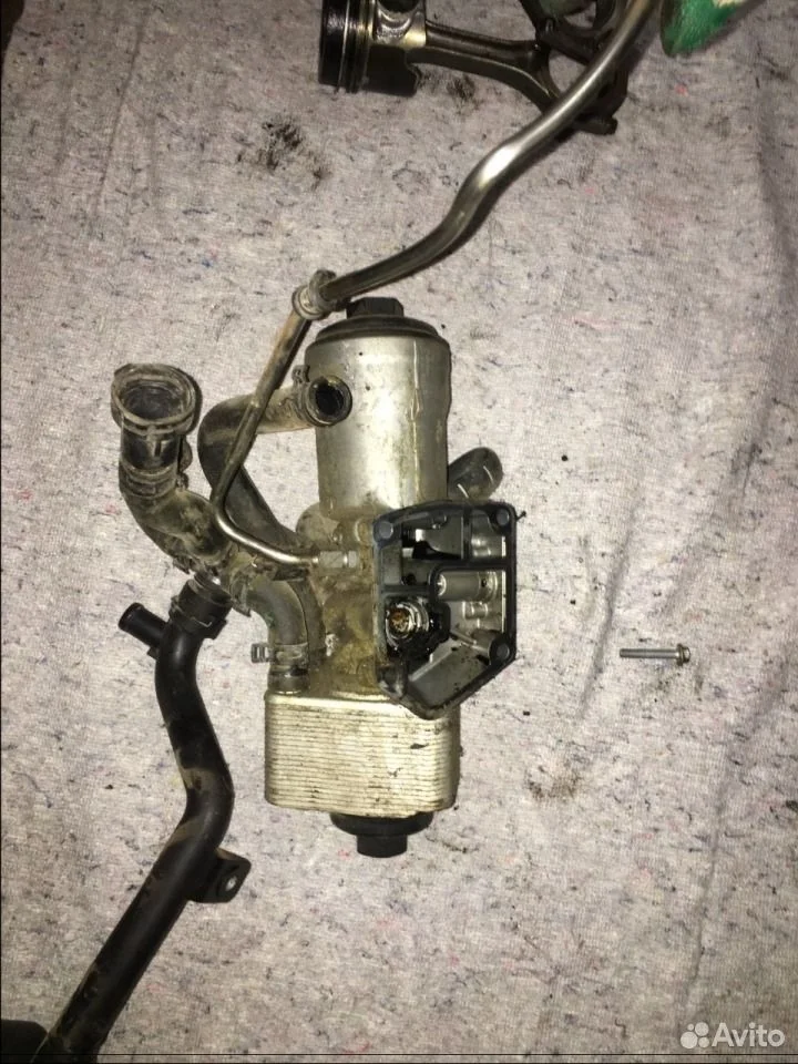 Кронштейн масляного фильтра audi a4 b8 8k