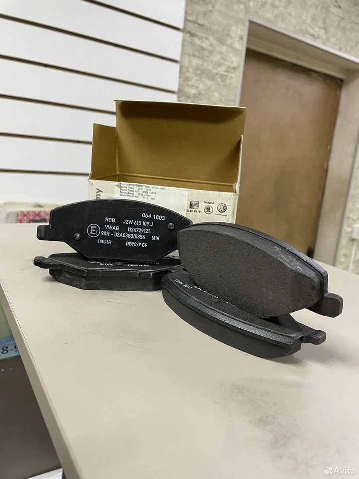 Тормозные колодки передние volkswagen polo 5