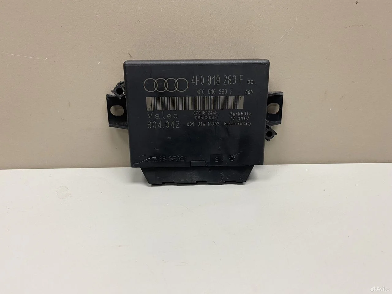 Блок парктроников audi a6 c6 4f 4f0919283f