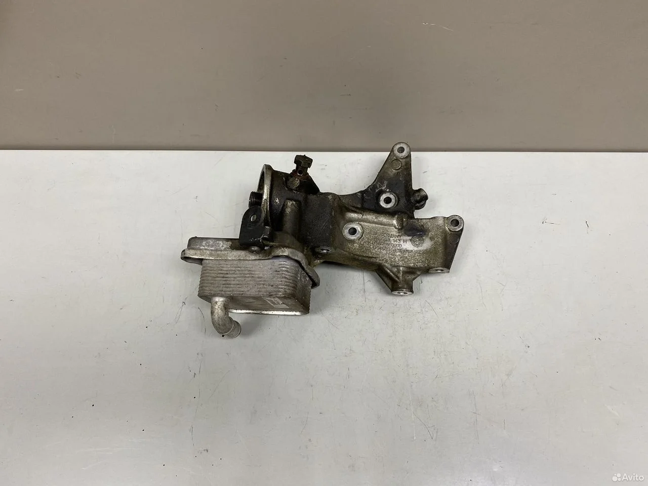 Корпус масляного фильтра с радиатором skoda fabia