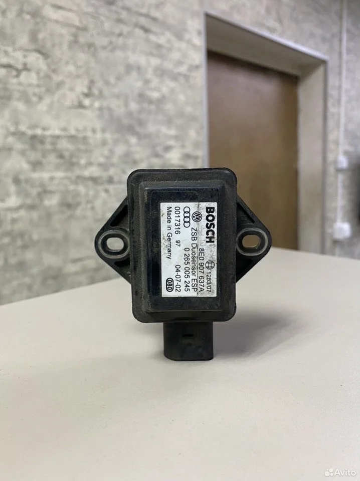 Датчик продольного ускорения audi aq4 b7 8e