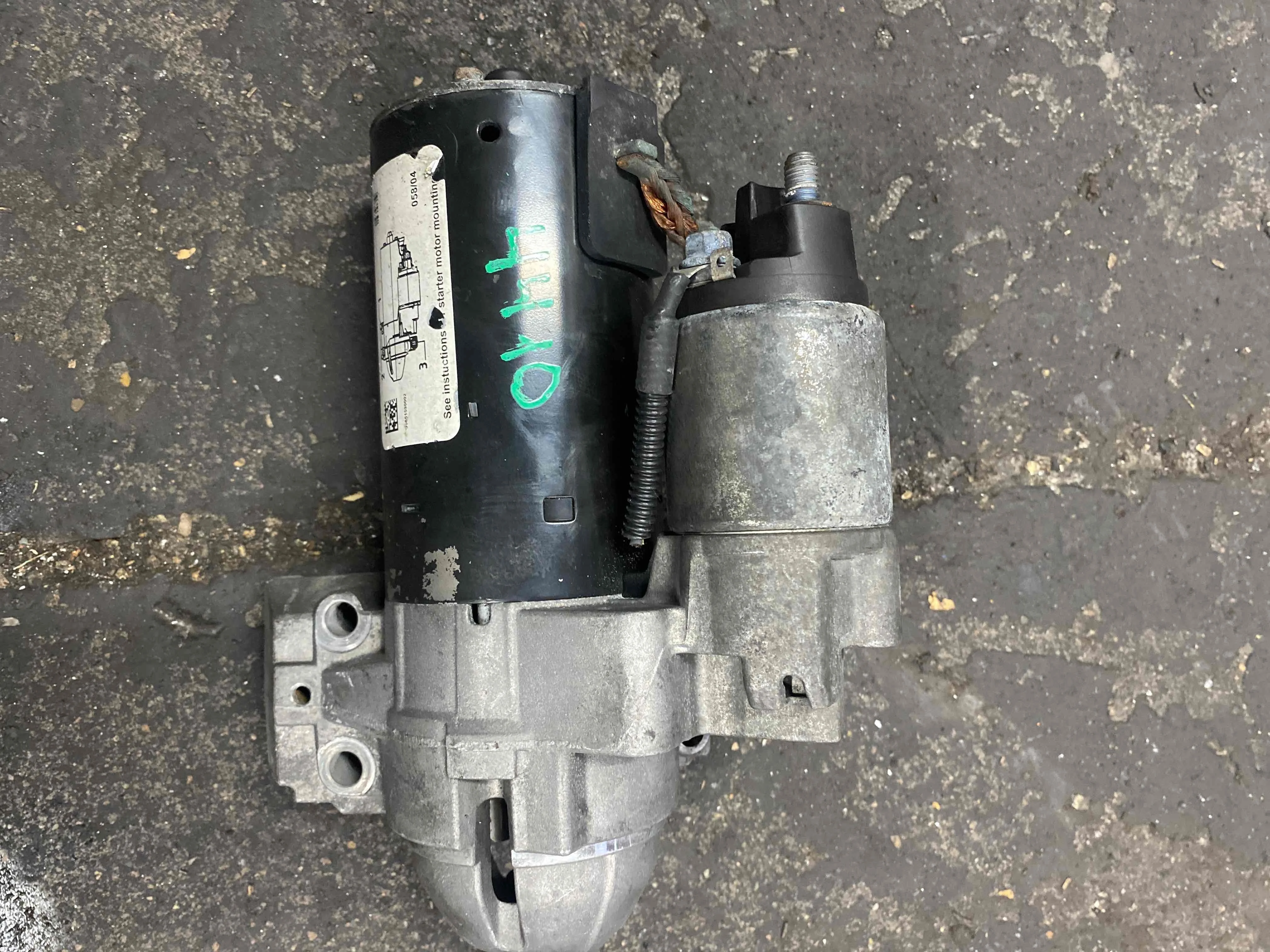 Стартер BMW F15 (2013—2018) 12418515900; 12418570238 N57D30A