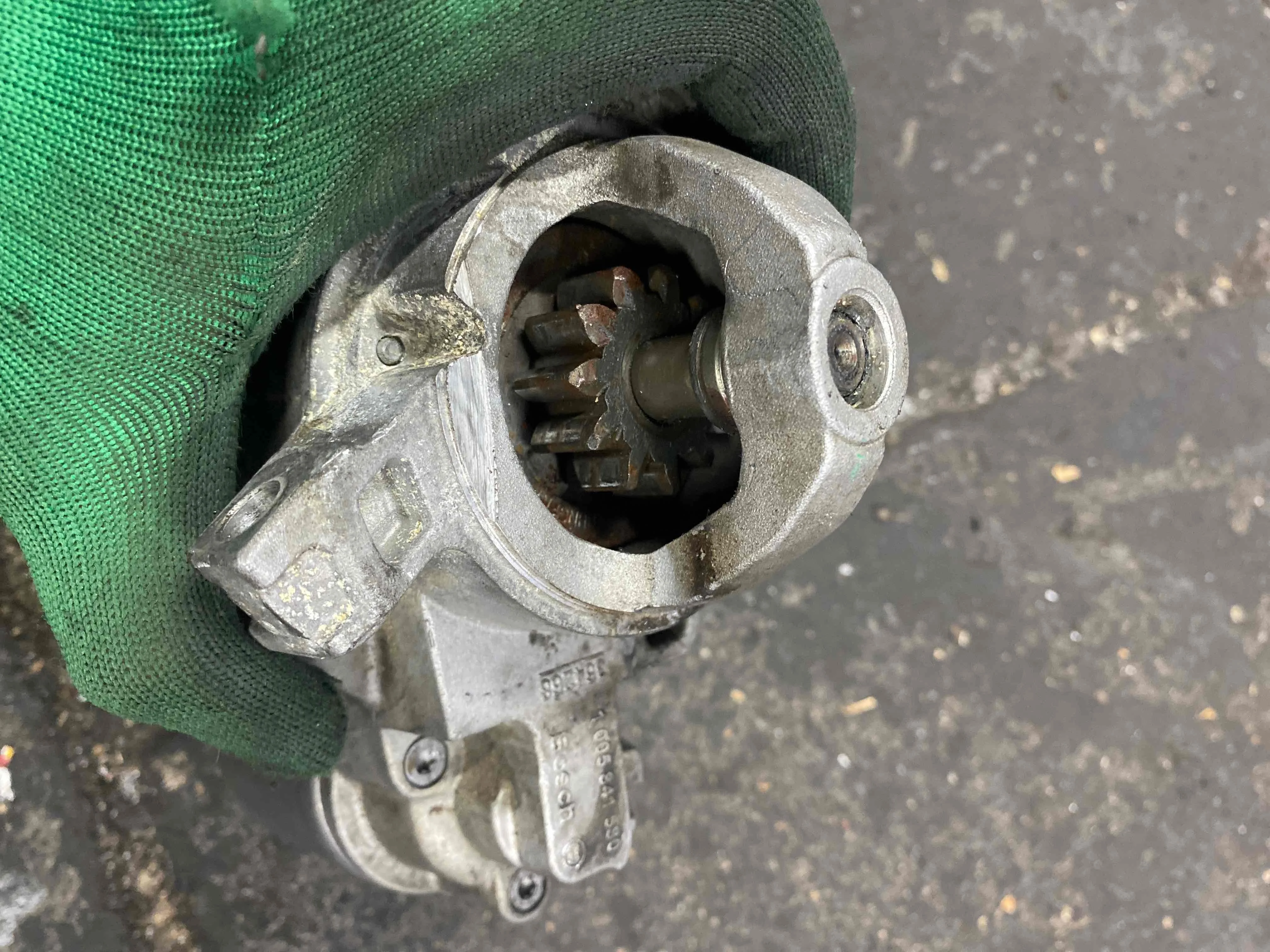 Стартер BMW F25 (2010—2014) 12418515900; 12418570238 N57D30A