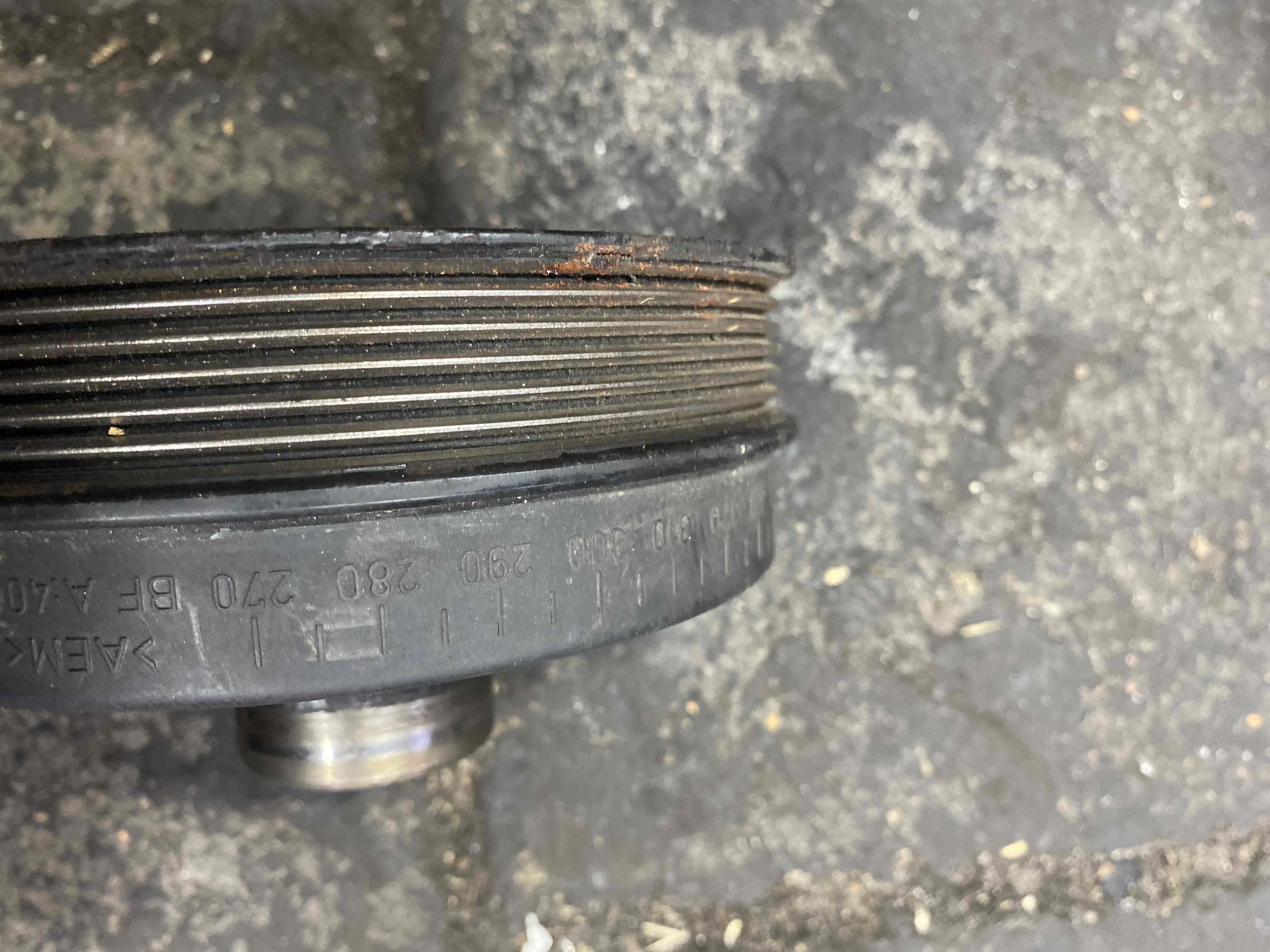 Шкив коленвала Mercedes-Benz W221 рестайлинг (2009—2013) A2730300303; A2720300803 272965