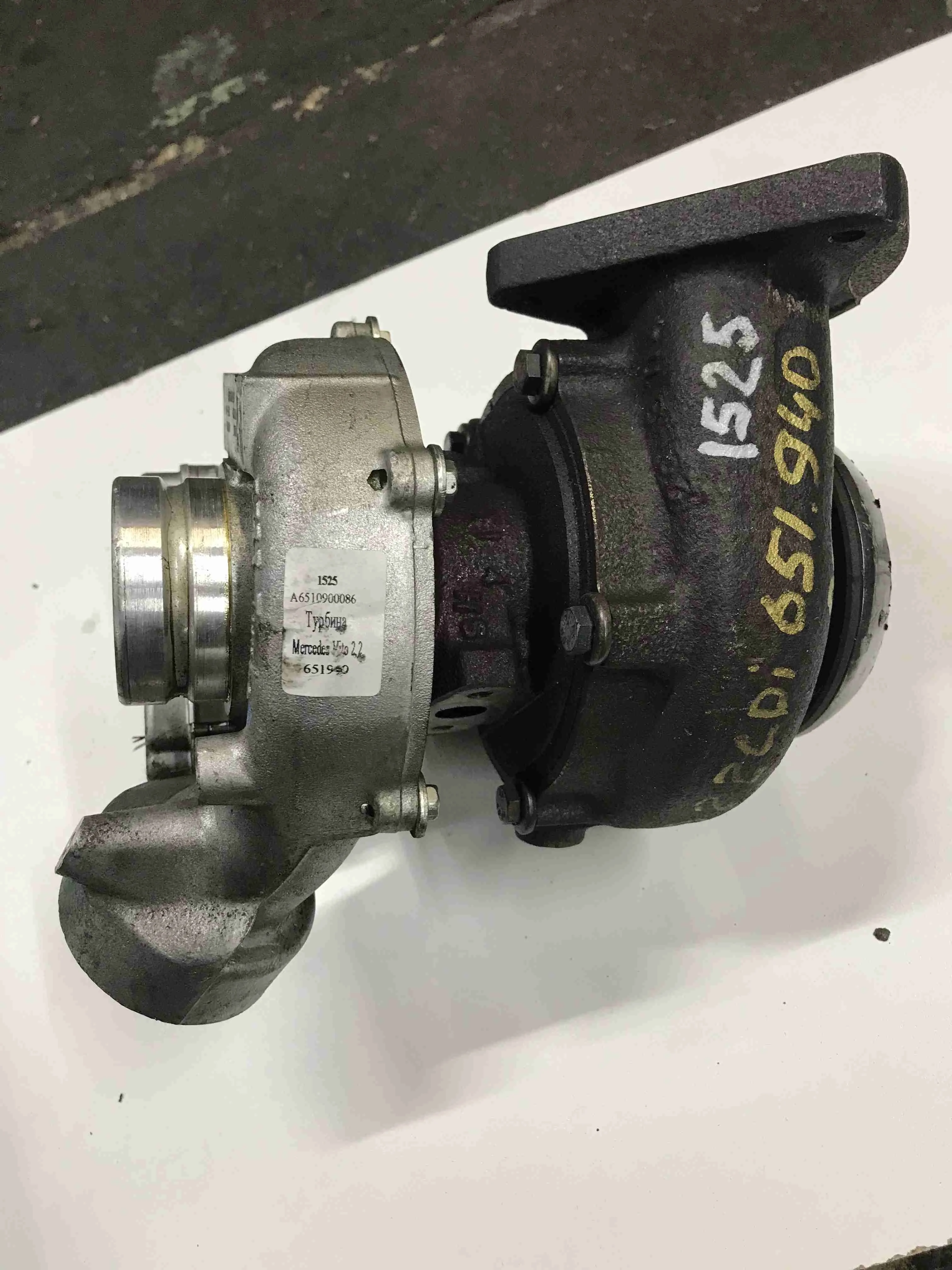 Турбина Mercedes-Benz W447 (2014—2023) A6510900086
 651940