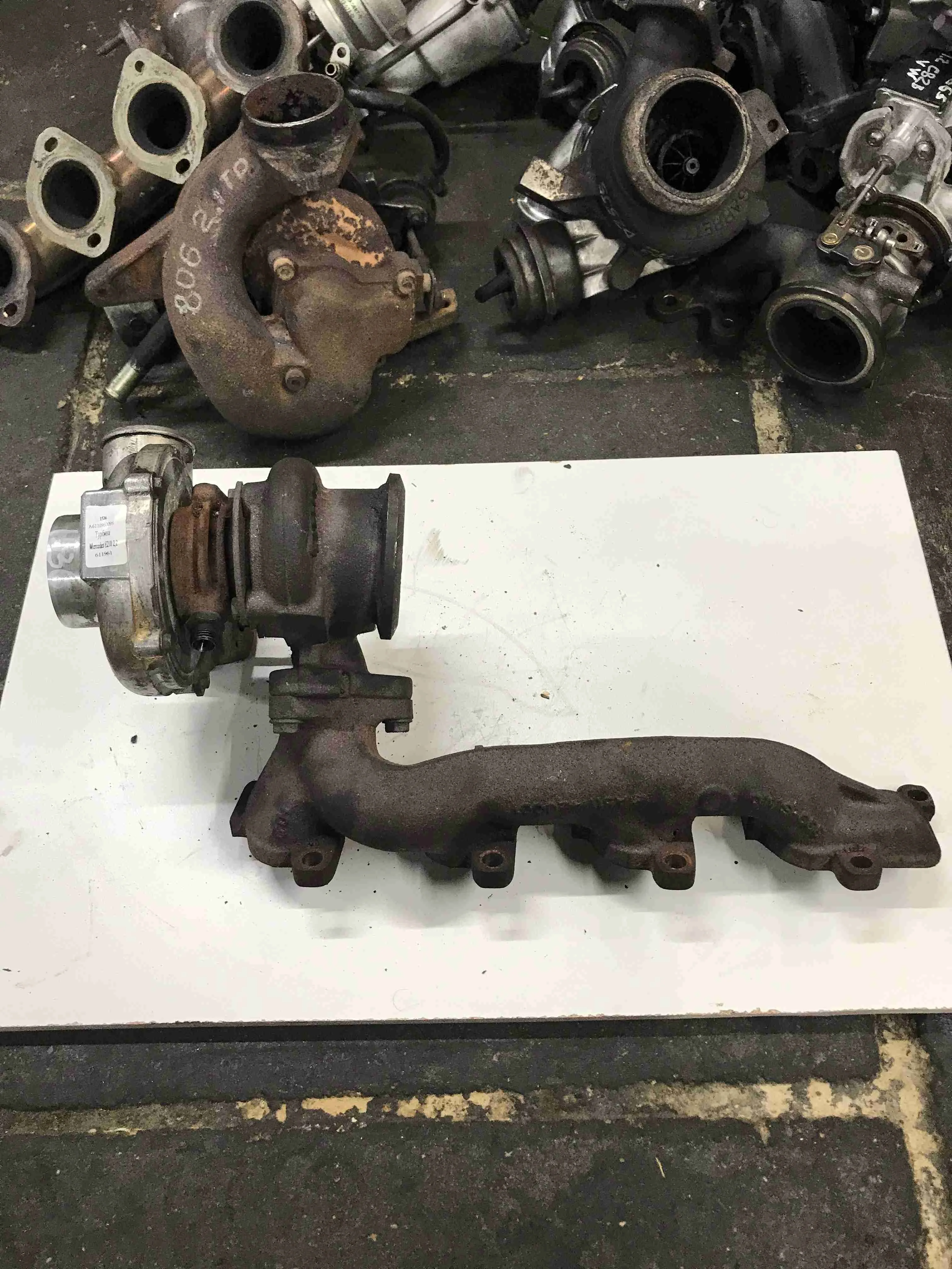 Турбина Mercedes-Benz W210/S210 рестайлинг (1999—2003) A6110960099
 611961