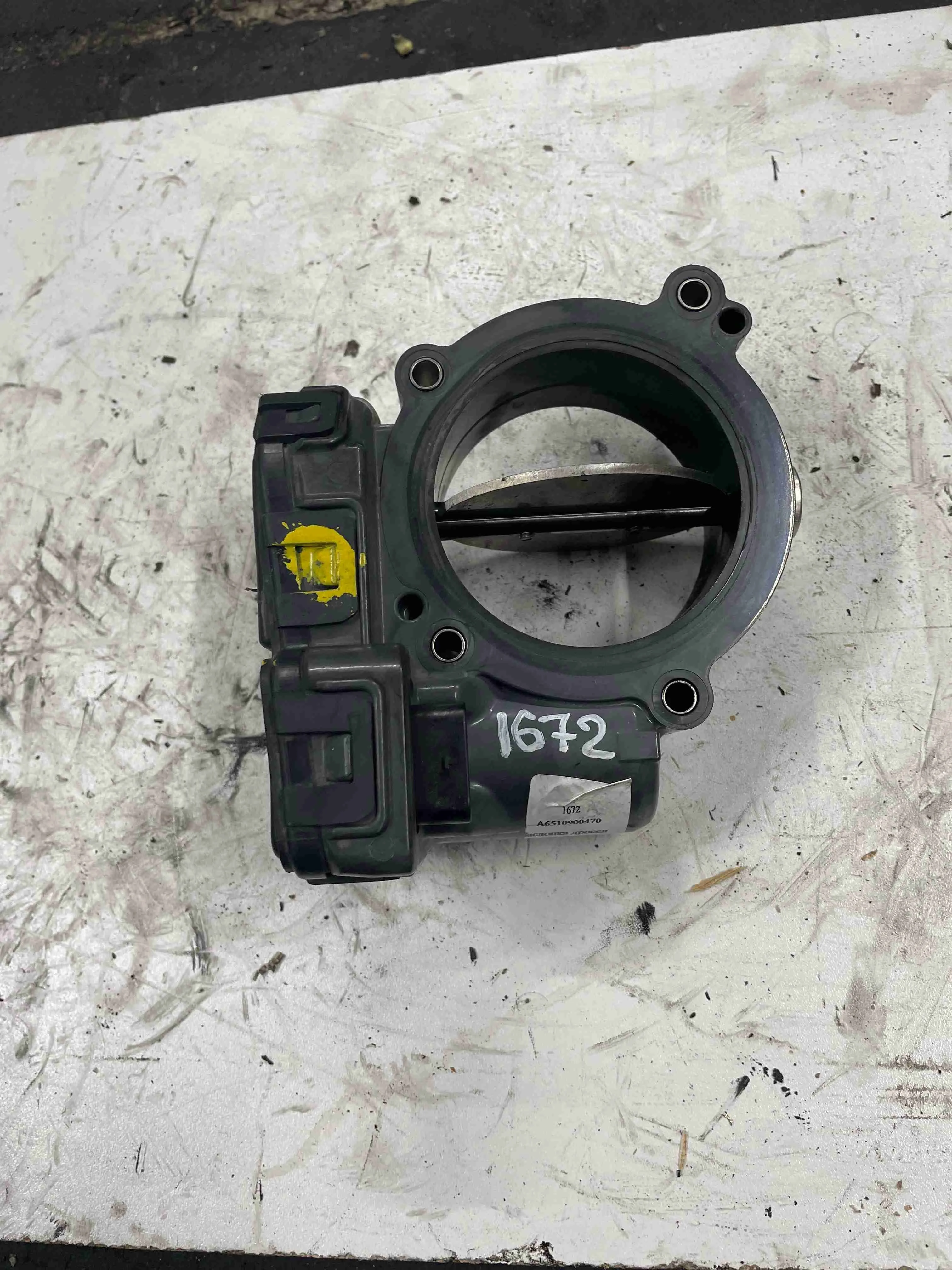 Заслонка дроссельная Mercedes-Benz W639 (2003—2010) A6510900470
;  A6510900370 651