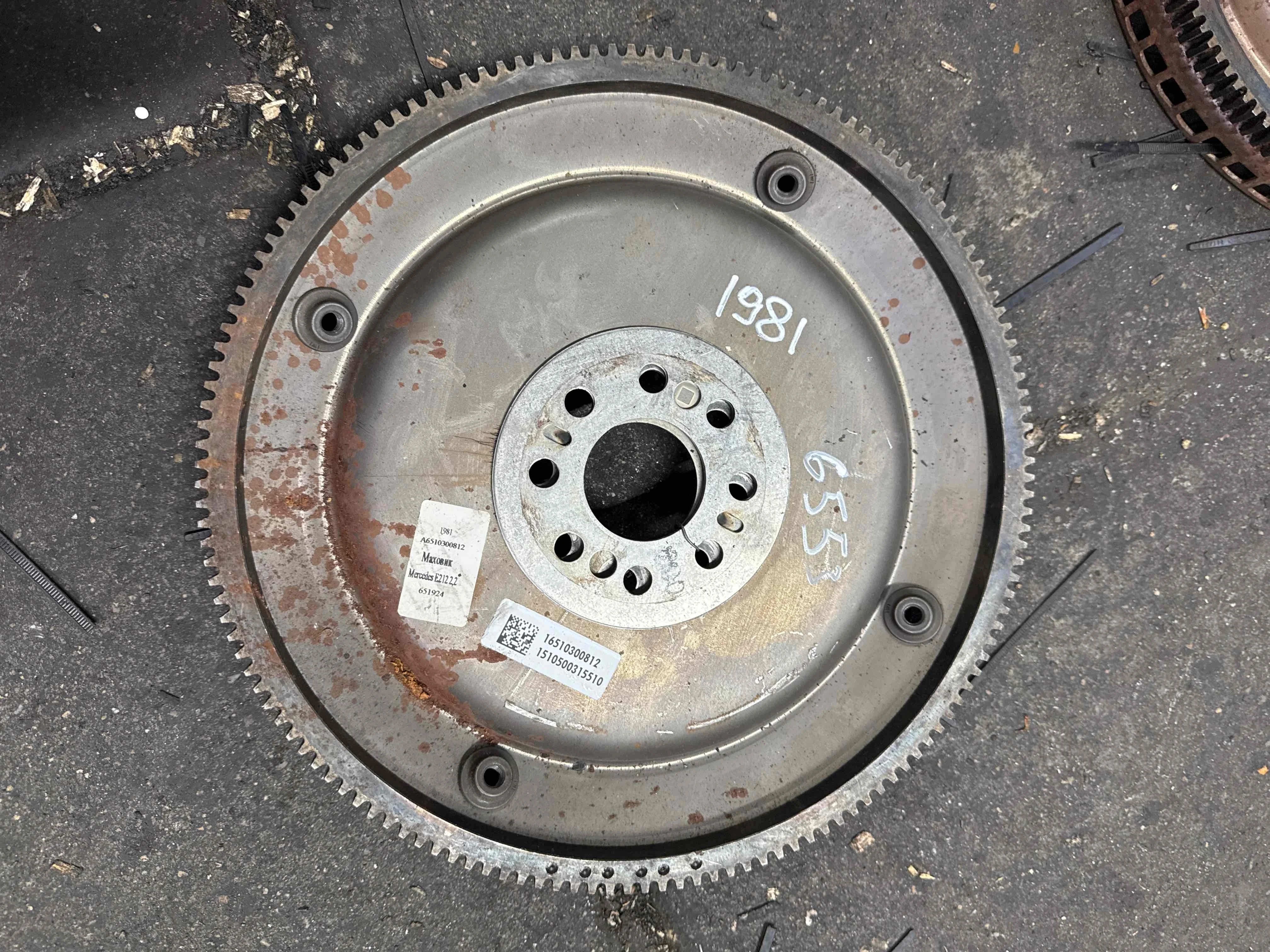 Маховик Mercedes-Benz W212/S212/C207/A207 (2009—2013) A6510300812
 651924