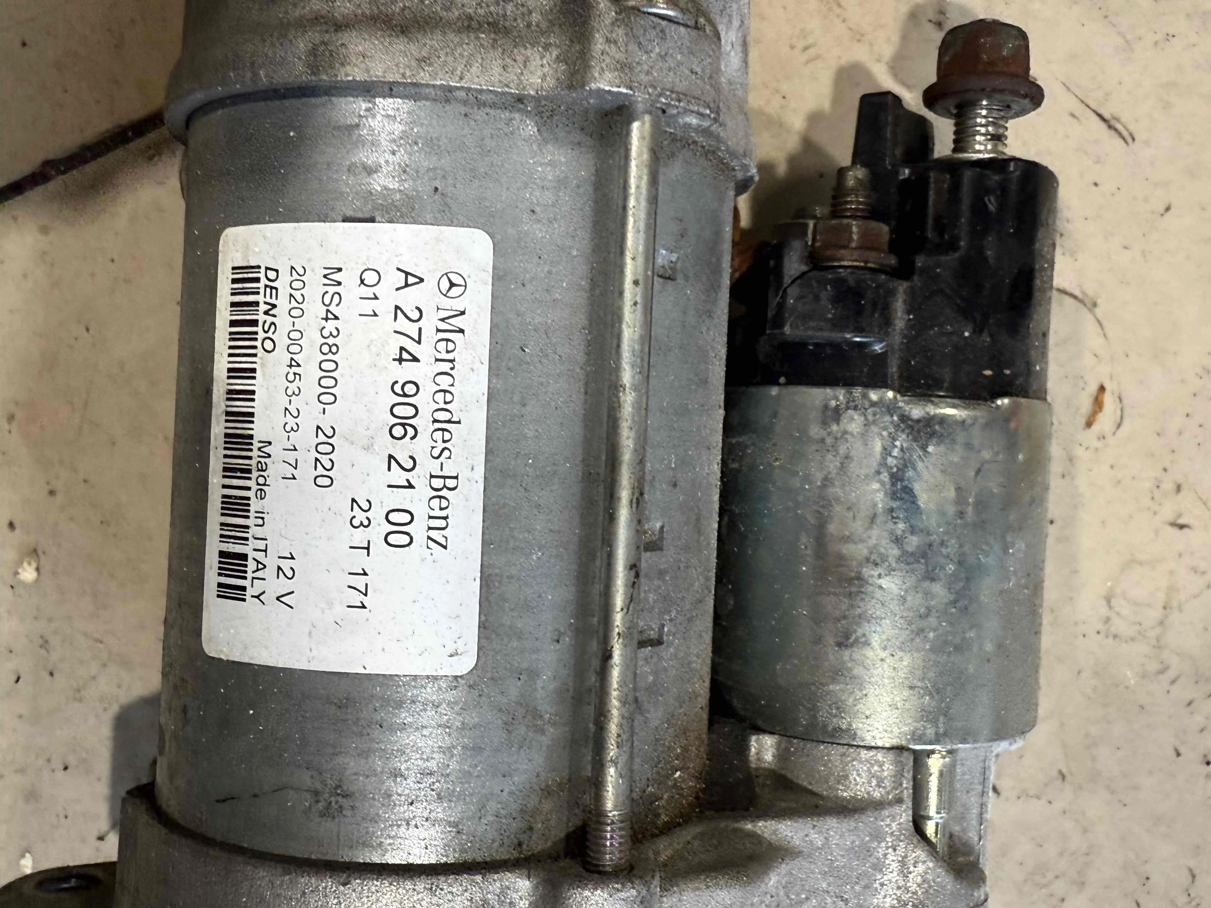 Стартер Mercedes-Benz X253 (2015—2019) A2749062100
 274920