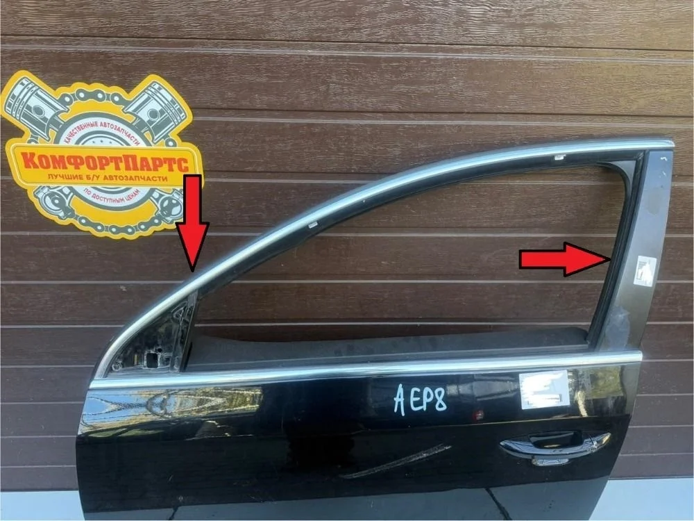 Молдинг верхний над стеклом Volkswagen Passat B6 (2005—2010)